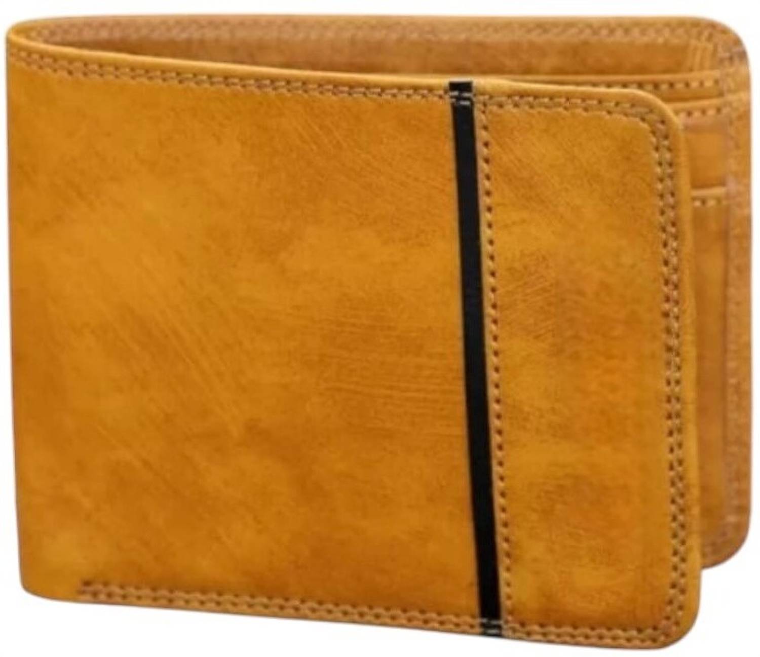 ALSAFAR Boys Yellow Artificial Leather Wallet
