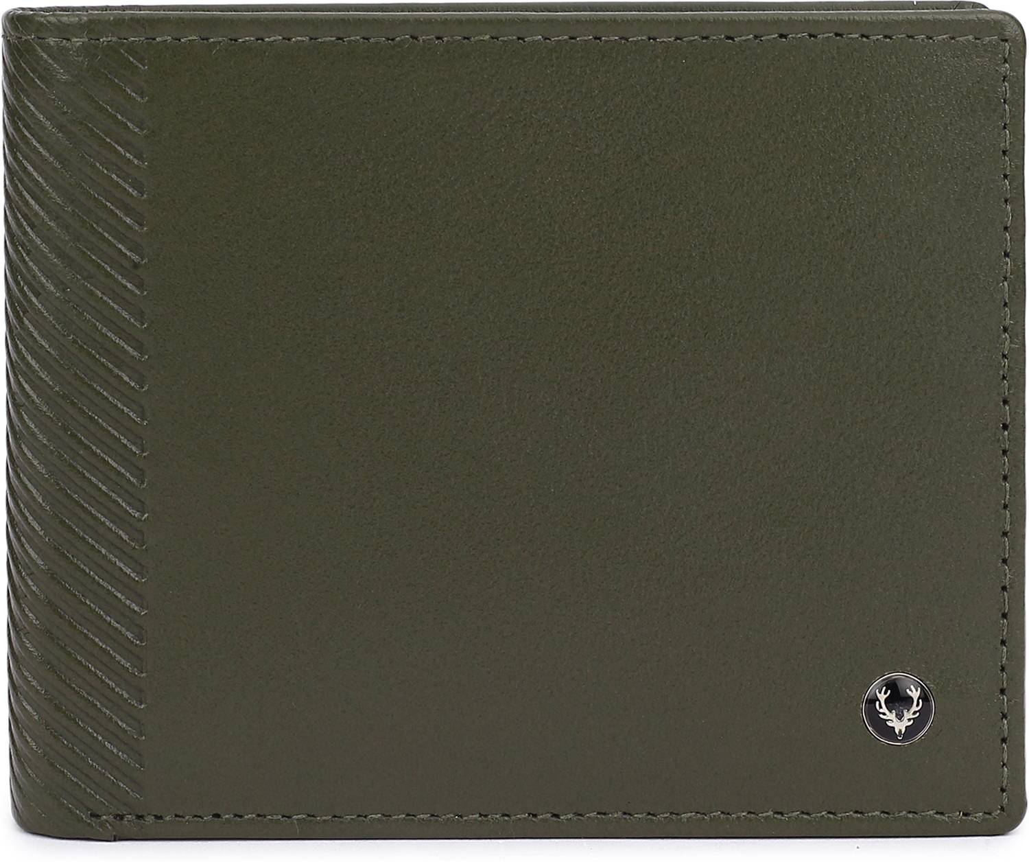 Allen Solly Men Casual Green Genuine Leather Wallet