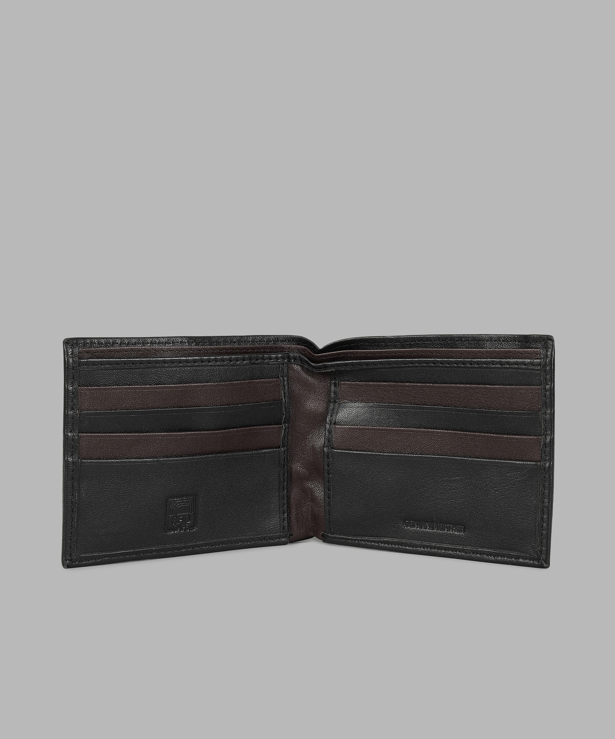 Image of PARK AVENUE Men Black Genuine Leather Wallet