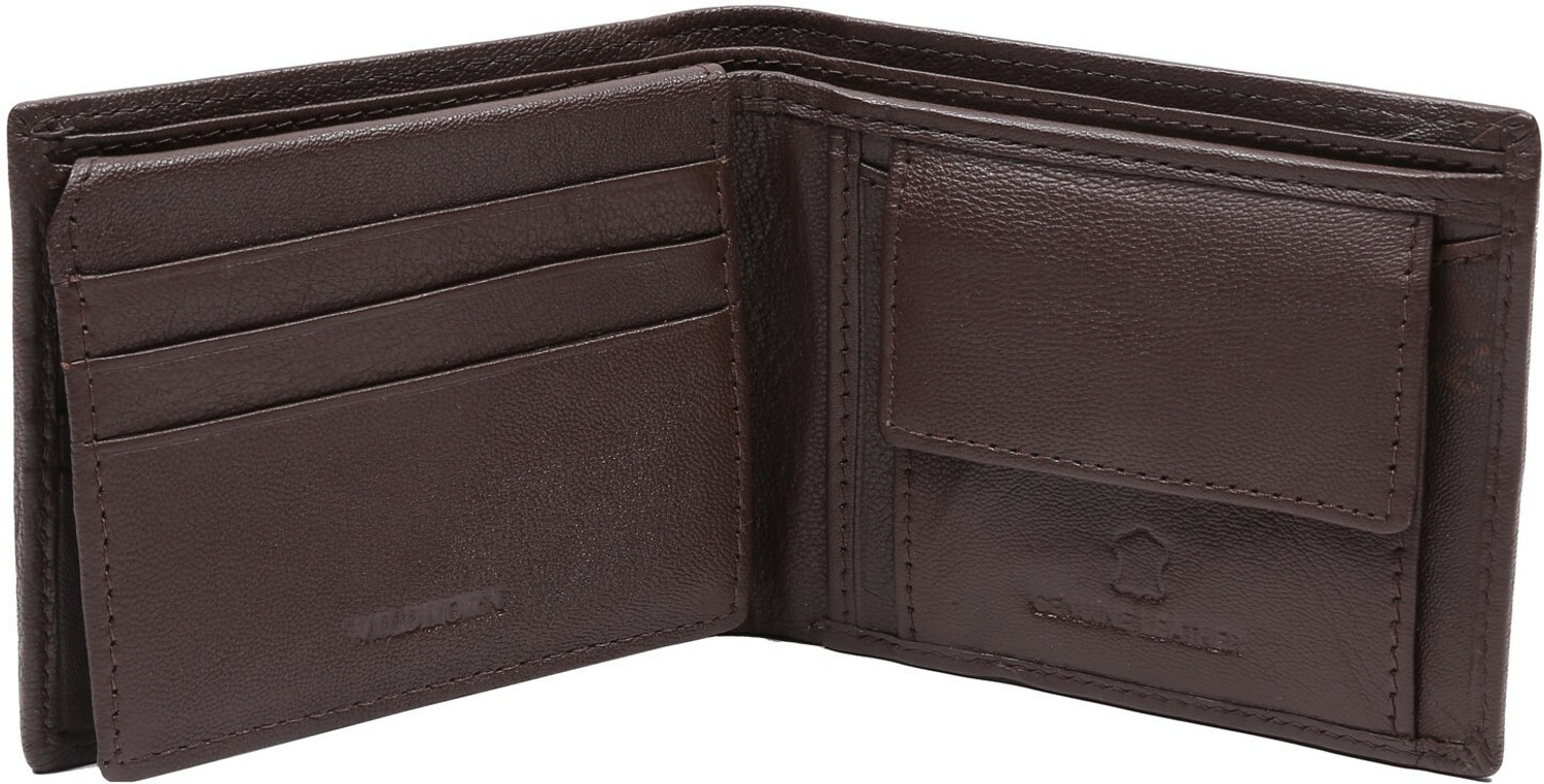 Image of WILDHORN Men Brown Genuine Leather Wallet