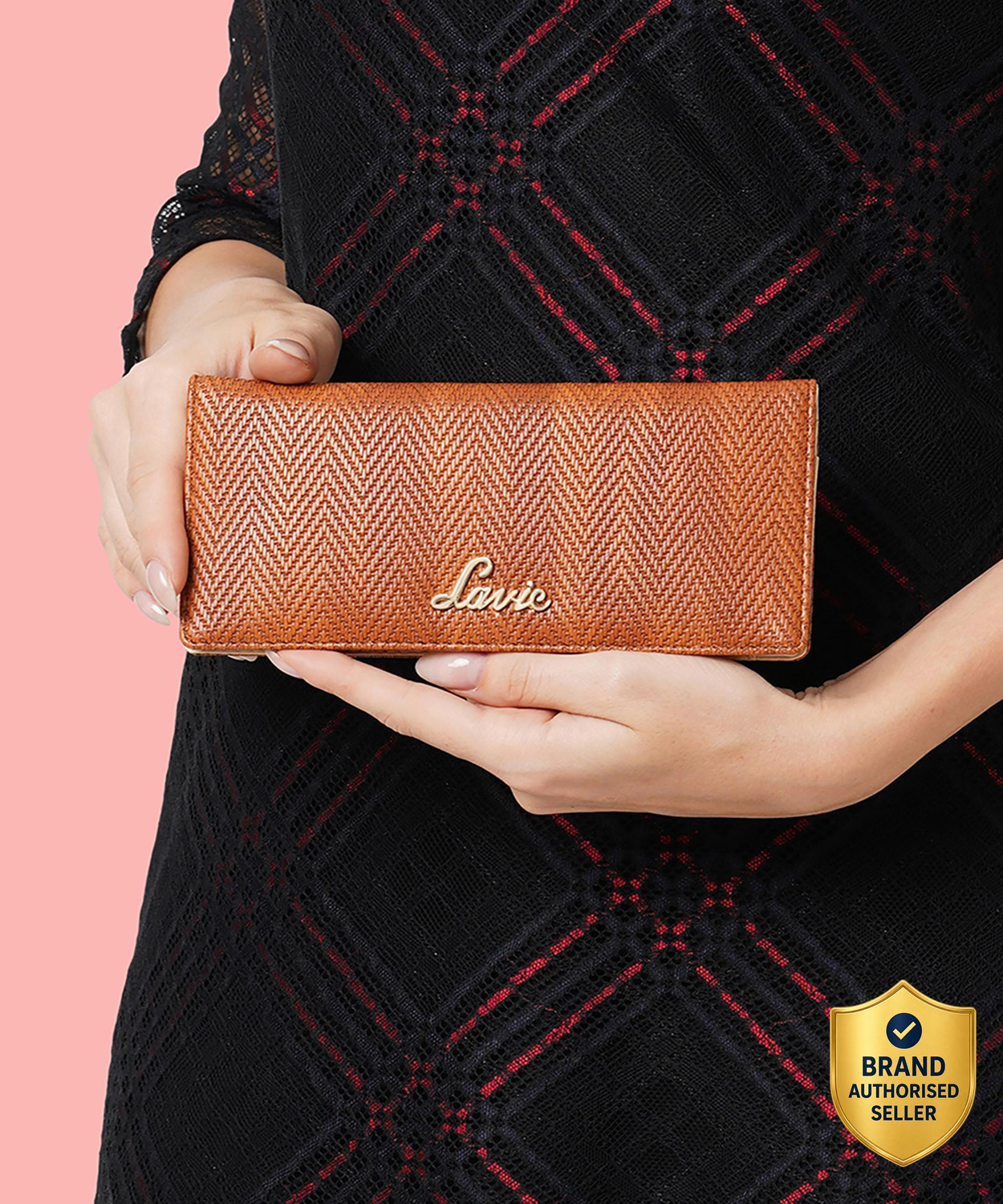 Image of LAVIE Women Casual Tan Artificial Leather Wallet