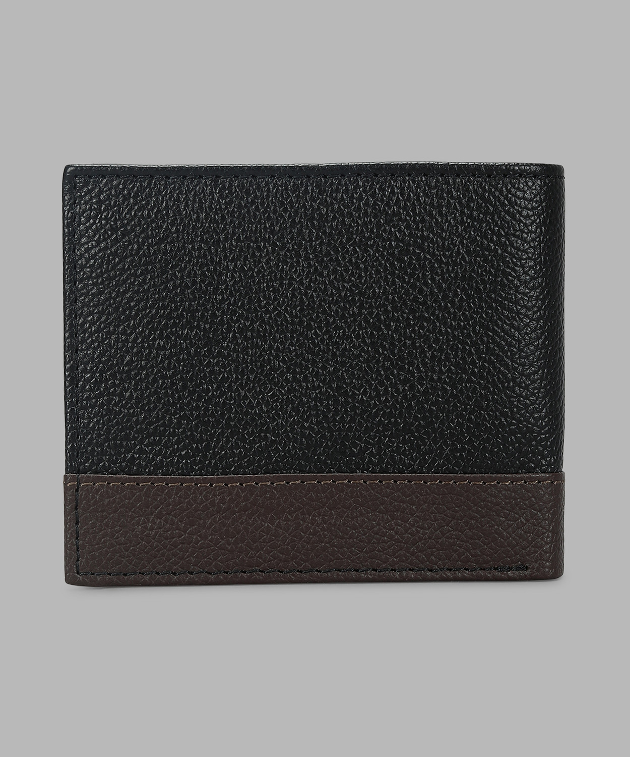 Image of WOODLAND Men Casual Black Genuine Leather Wallet