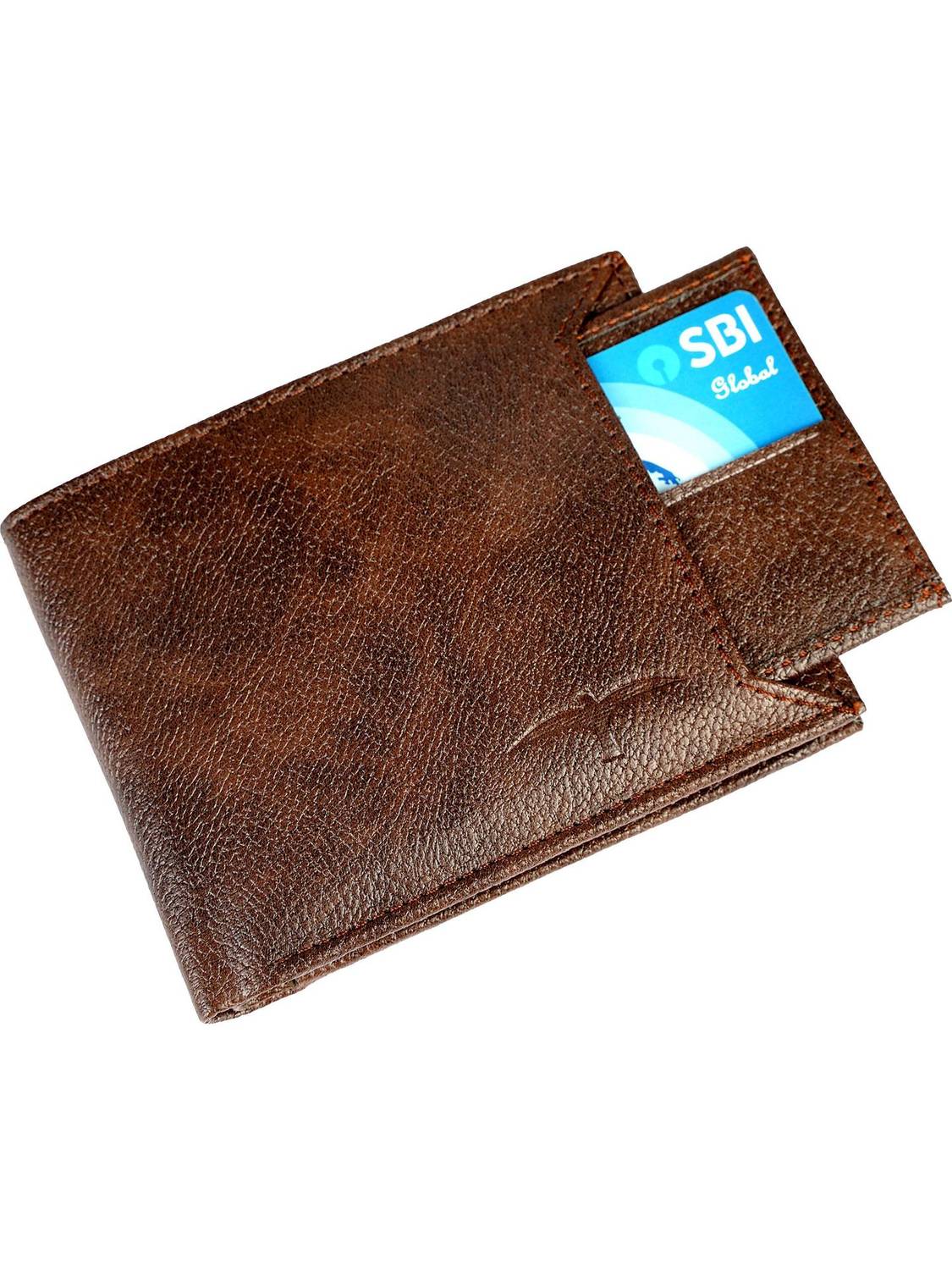 BULLFINCH Men Trendy, Evening/Party Brown Artificial Leather Wallet