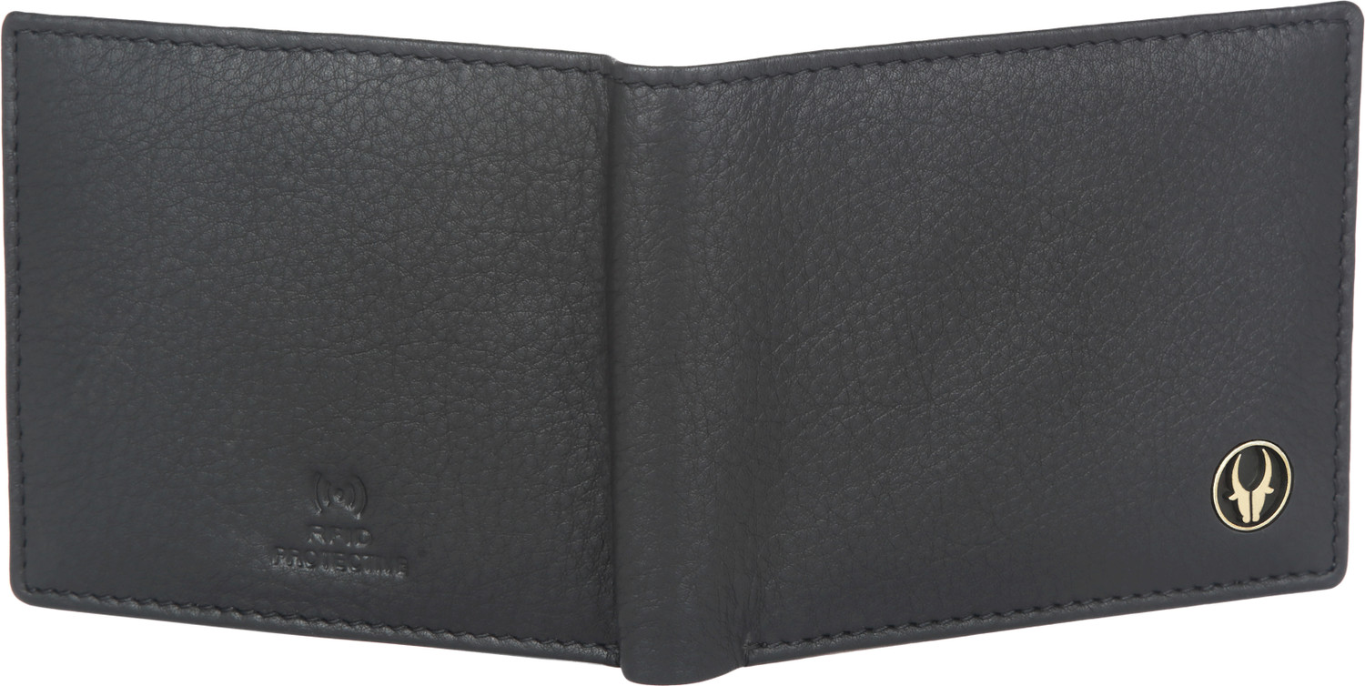 Image of WILDHORN Men Casual Black Genuine Leather Wallet