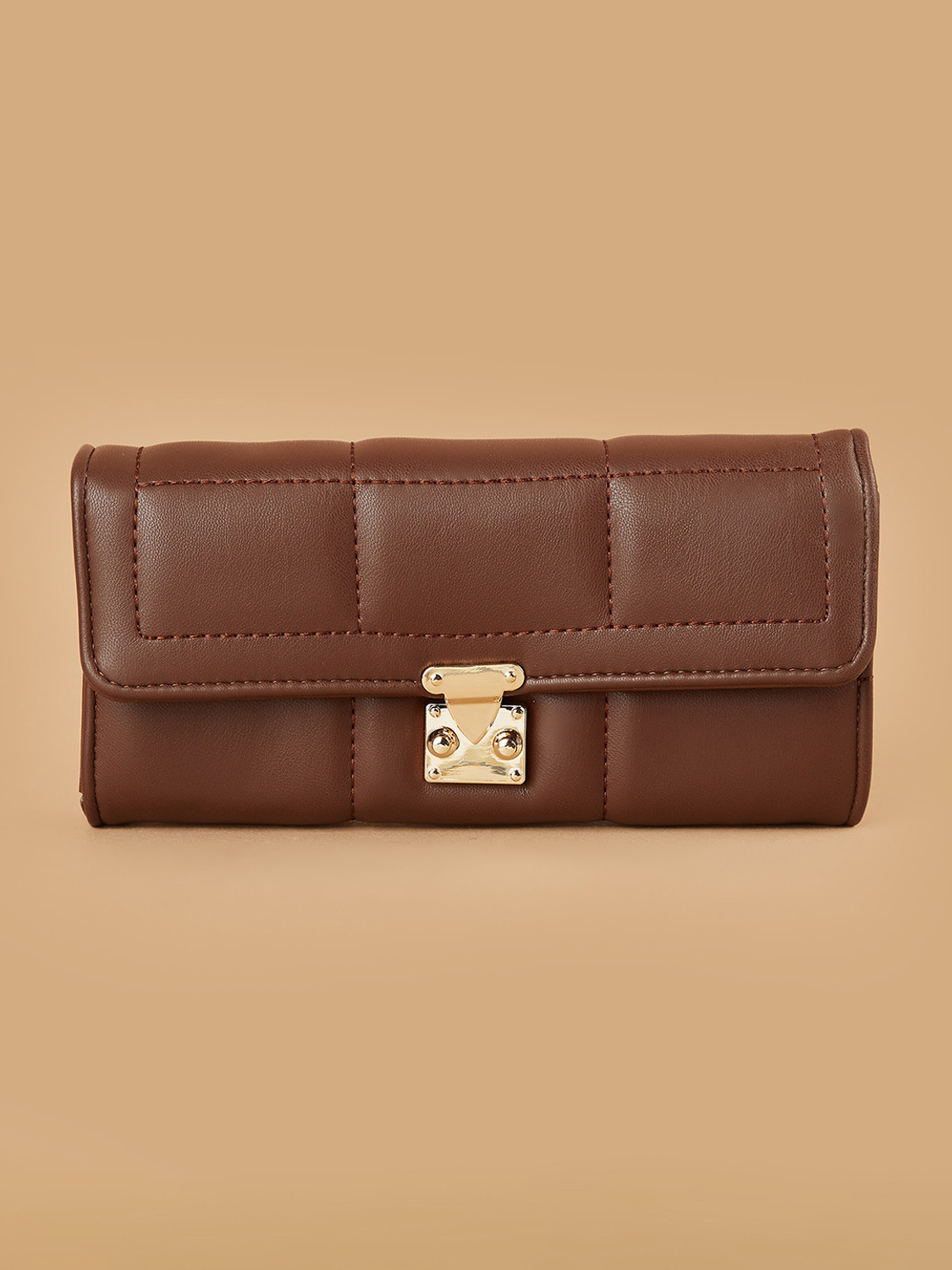 Image of Ginger by Lifestyle Women Casual Brown Genuine Leather Wallet