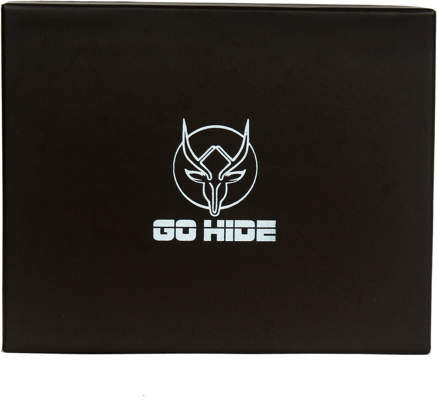Image of GO HIDE Men Casual Brown Genuine Leather Wallet - Mini (13 Card Slots)