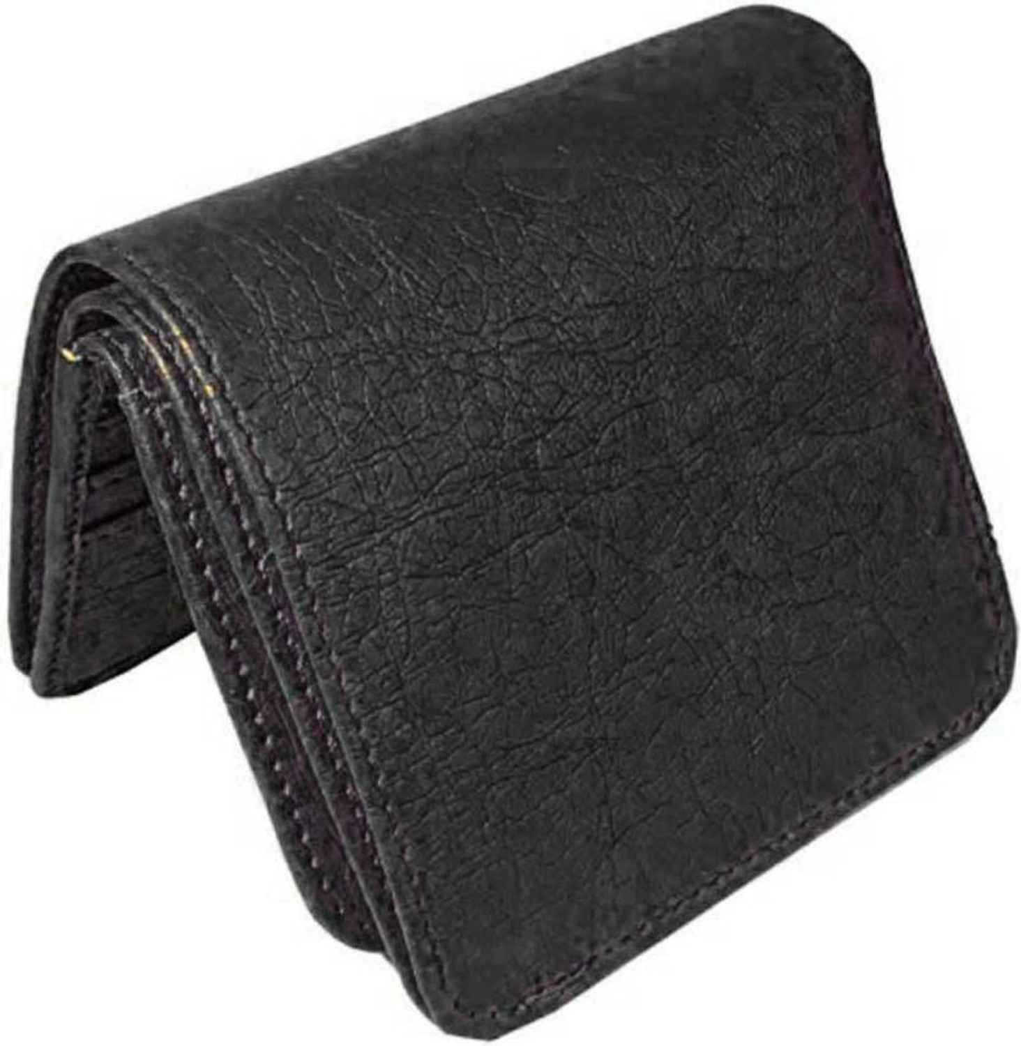 Image of True Style Men Casual Black Genuine Leather Wallet