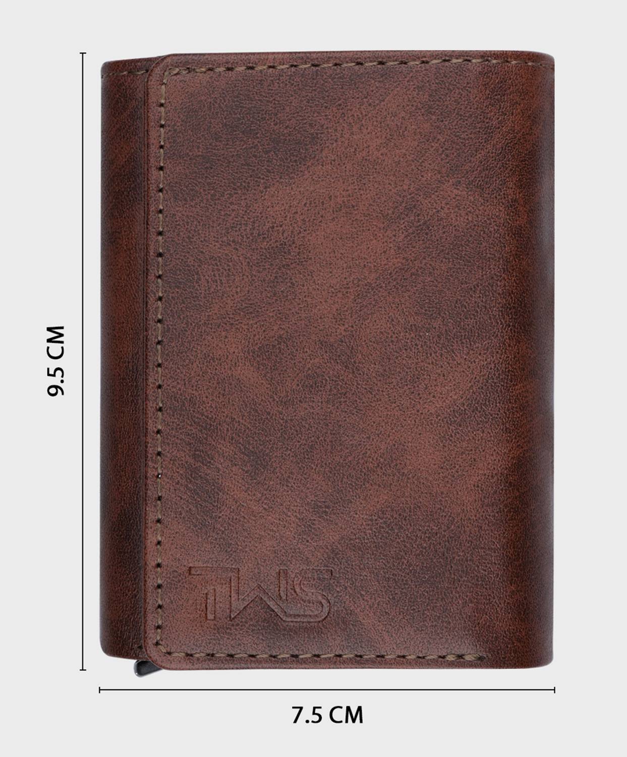 thewalletstore Men Brown Leather Wallet - Image 3