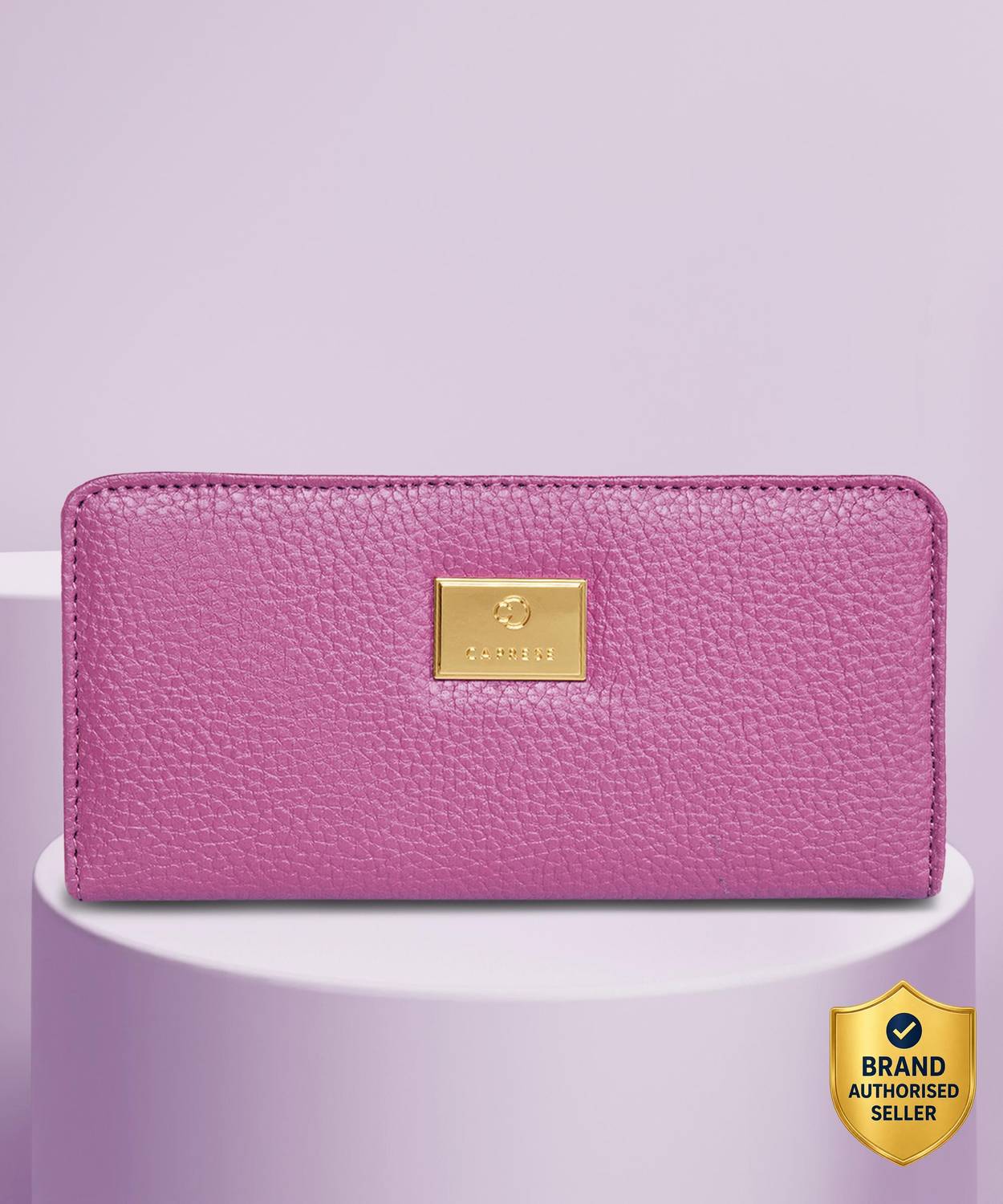 Caprese Women Casual Pink Artificial Leather Wallet