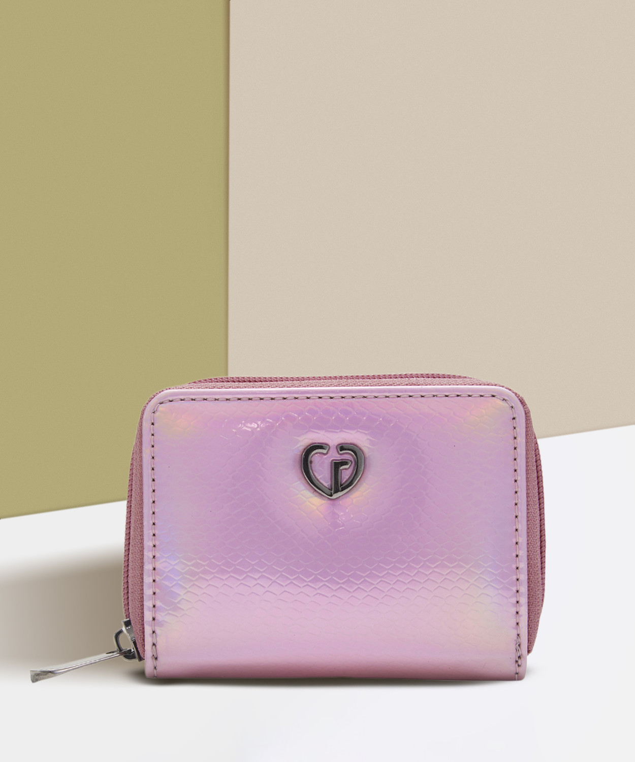 Image of Caprese Women Casual Pink Artificial Leather Wallet