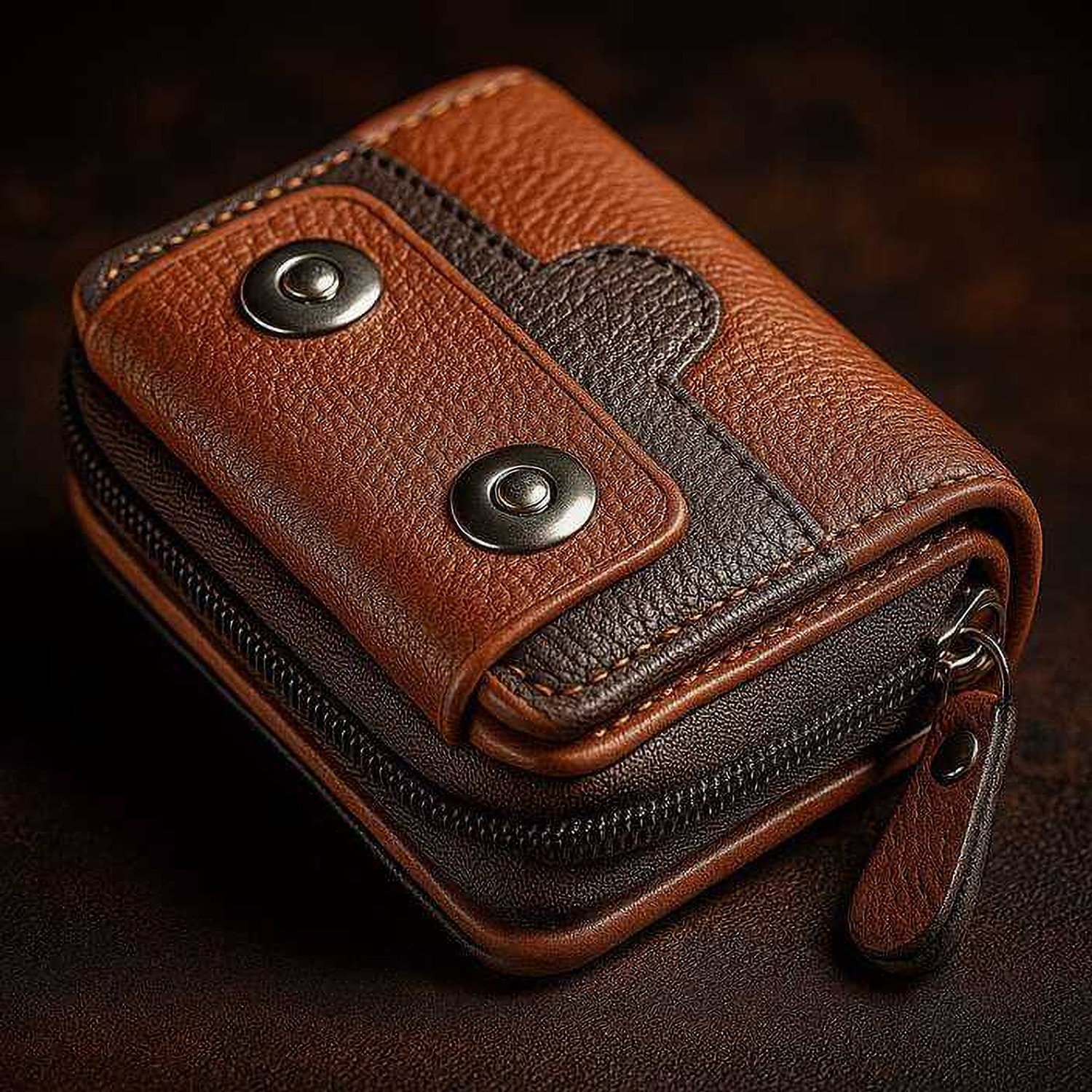 Image of Nexbelt Men & Women Casual, Travel Tan, Brown Artificial Leather Card Holder