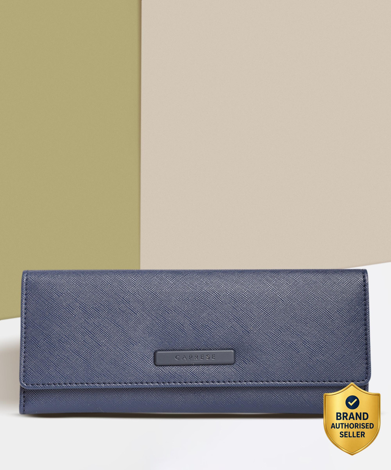Image of Caprese Women Casual Blue Artificial Leather Wallet