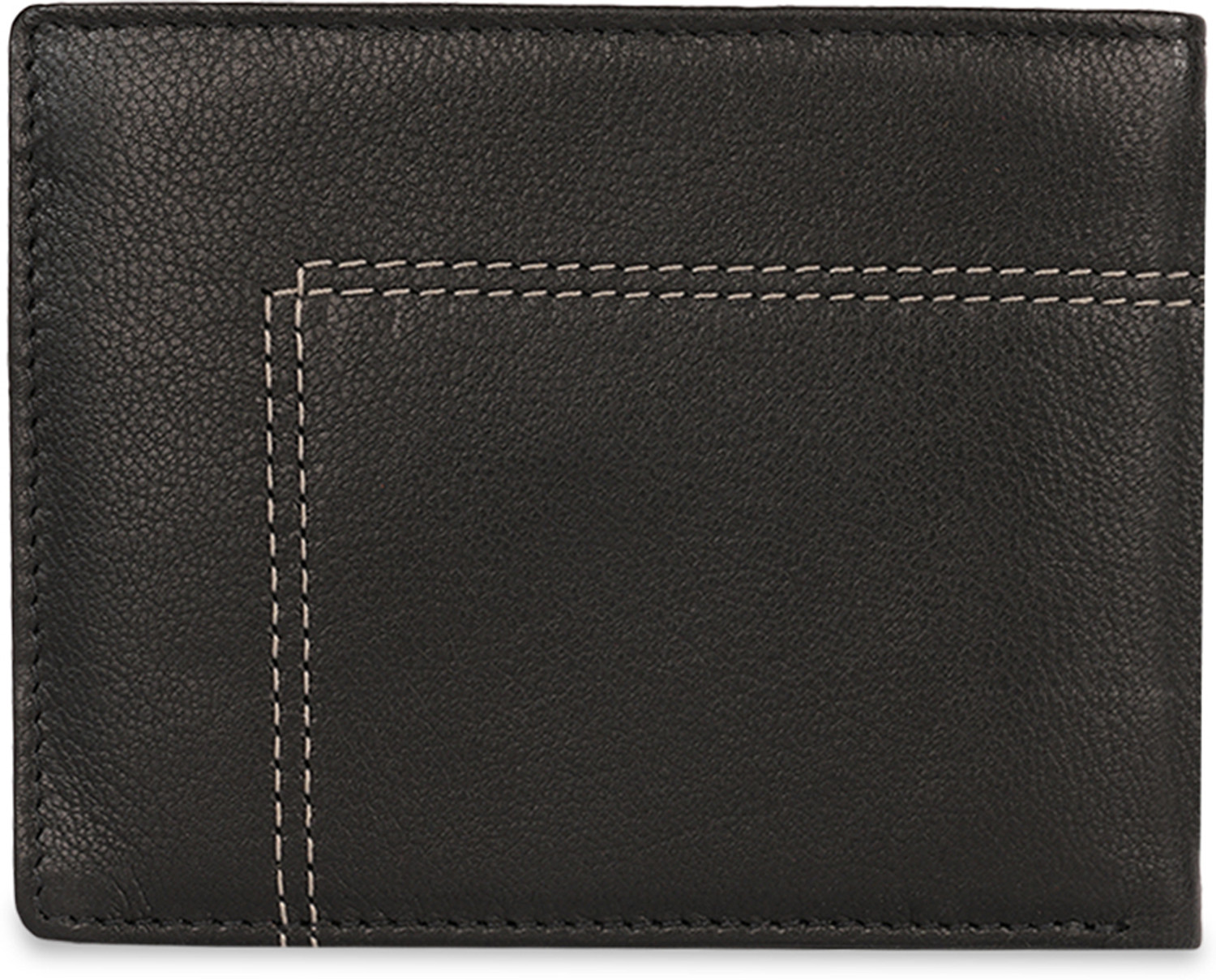Image of United Colors of Benetton Men Casual Black Genuine Leather Wallet