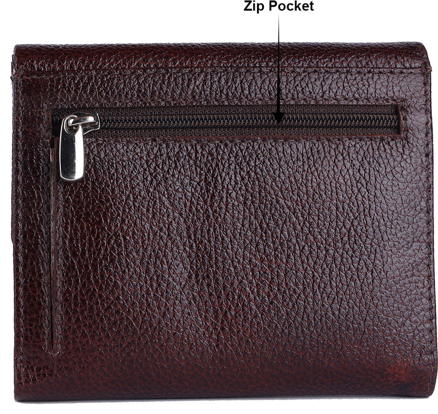 Image of Leatherstile Women Trendy Brown Genuine Leather Wallet