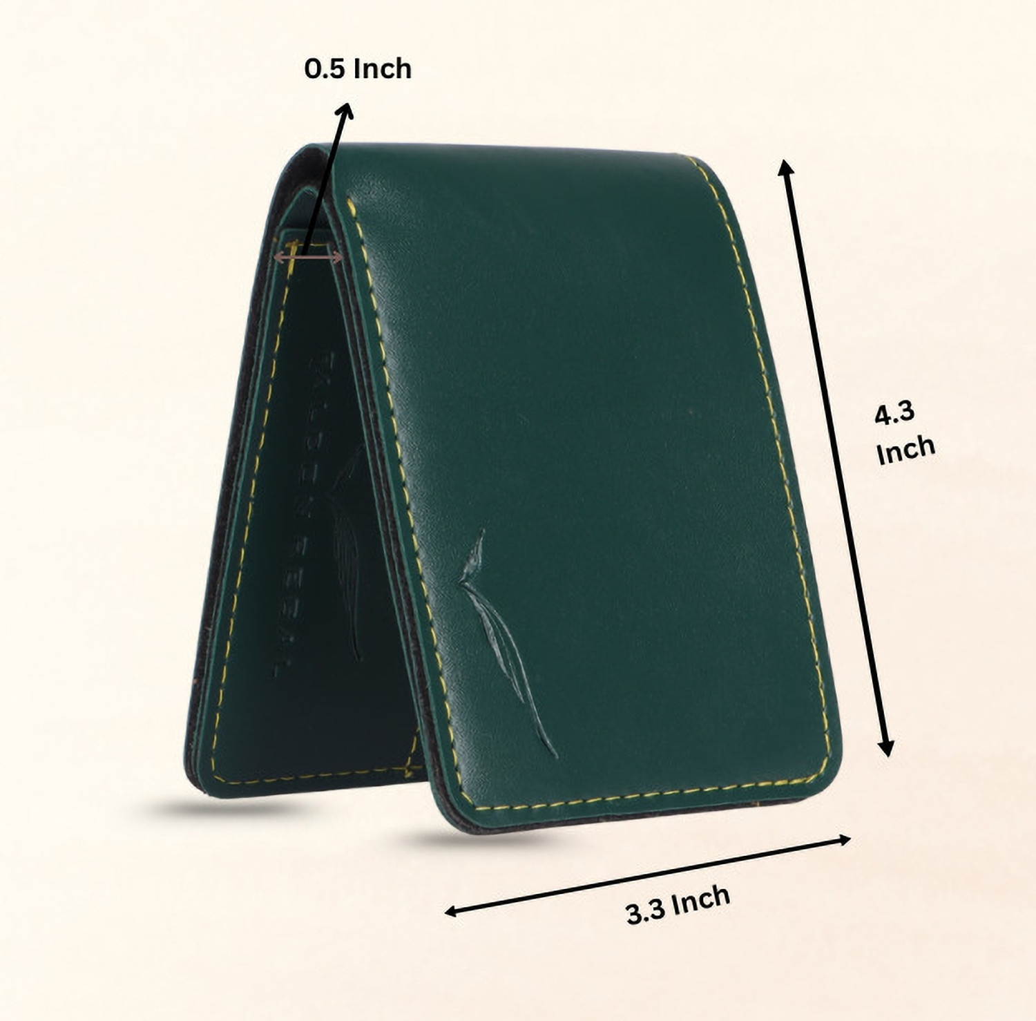 Image of Falcon Regal Men Trendy Green Artificial Leather Wallet