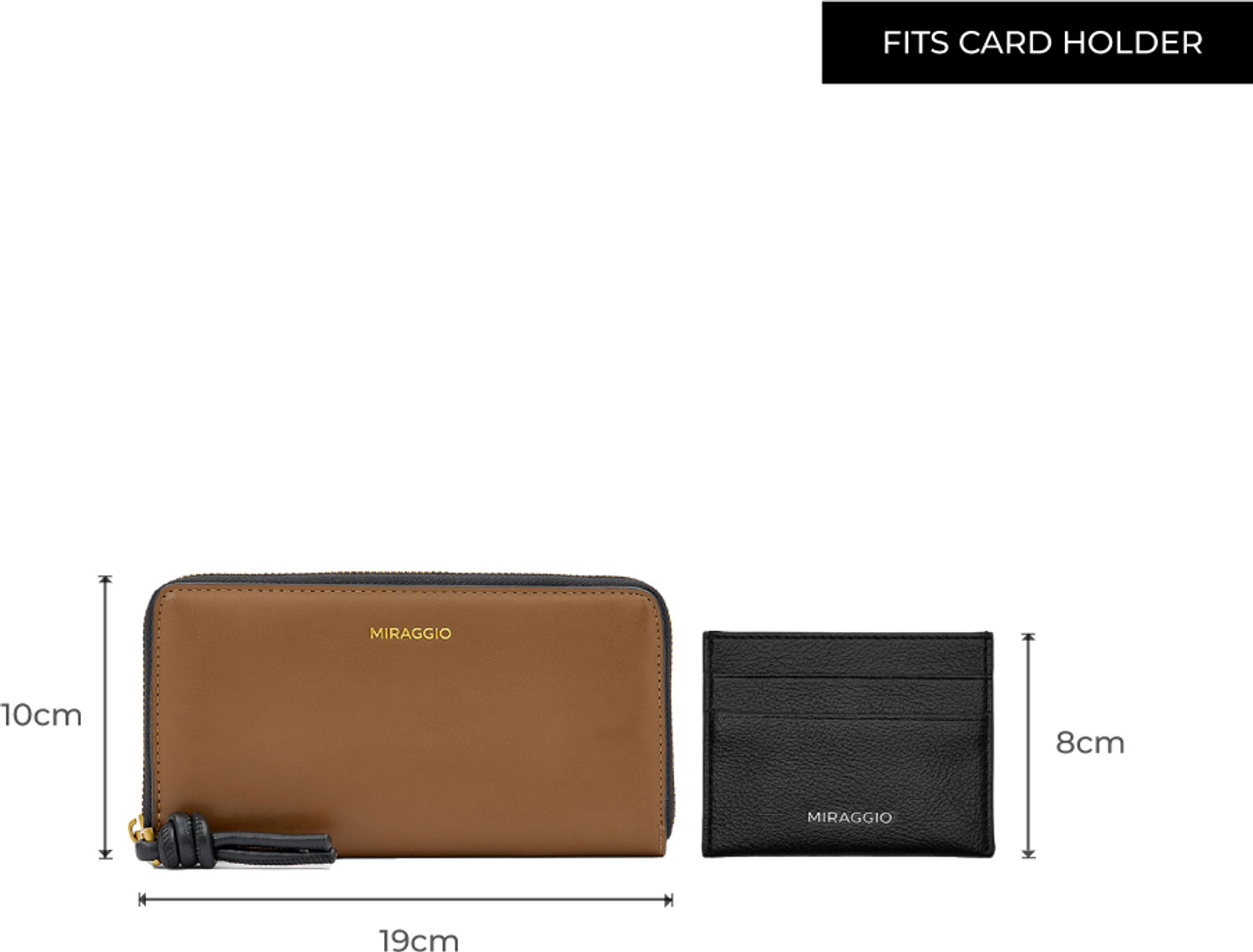 Image of Miraggio Women Brown Artificial Leather Wallet