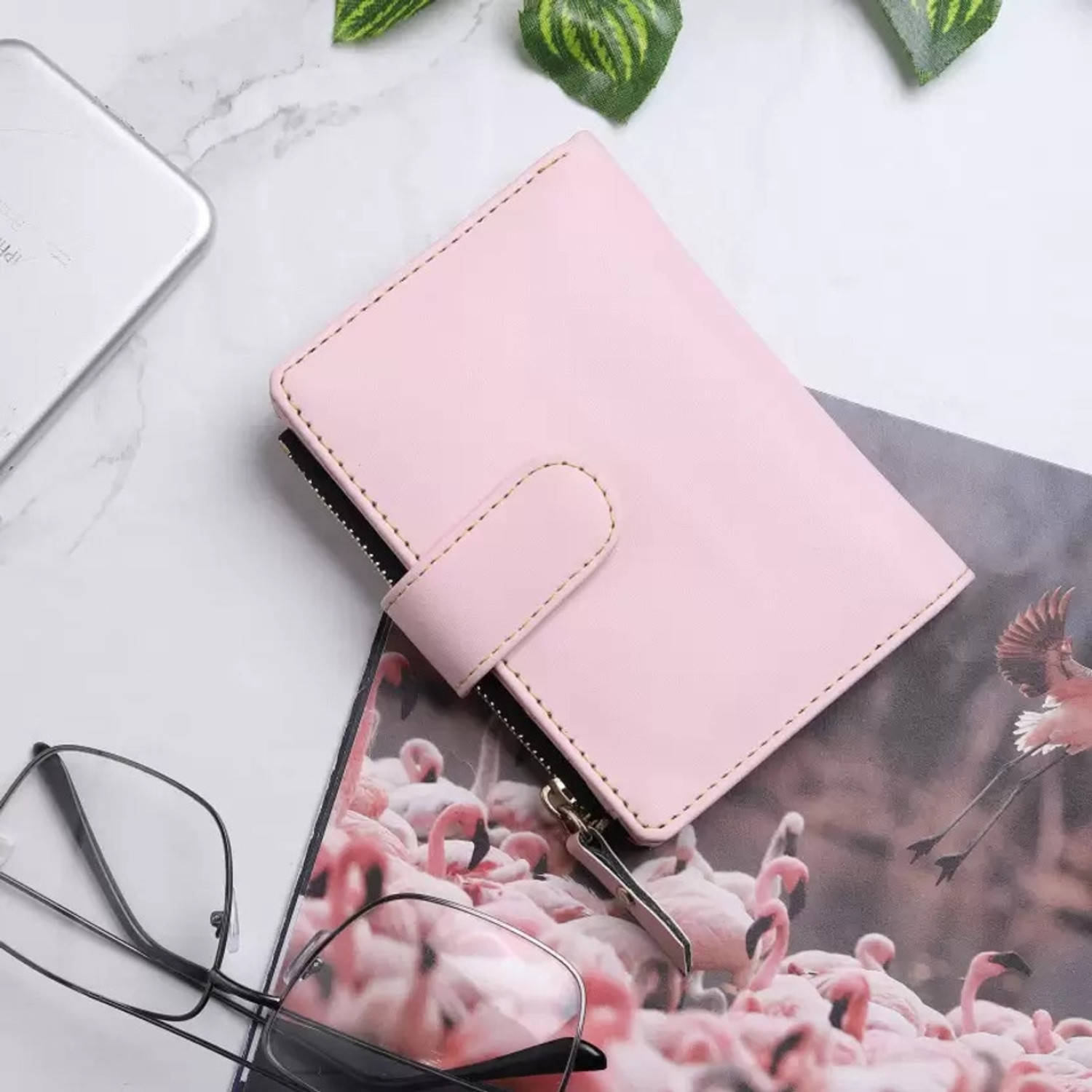 Image of JND Girls Casual Pink Artificial Leather Wallet