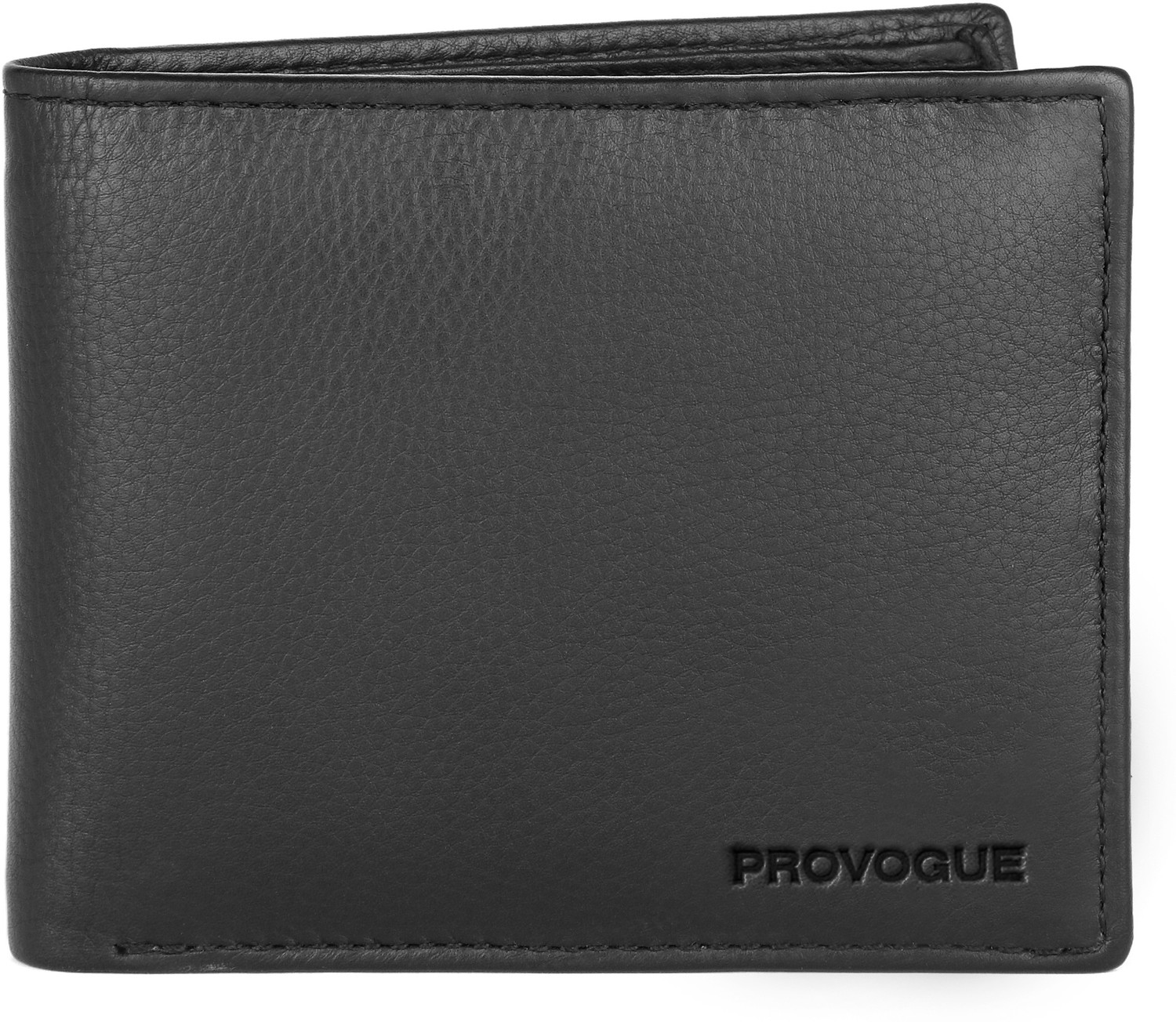 Image of PROVOGUE Men Casual, Evening /Party, Formal, Travel Black Genuine Leather Wallet