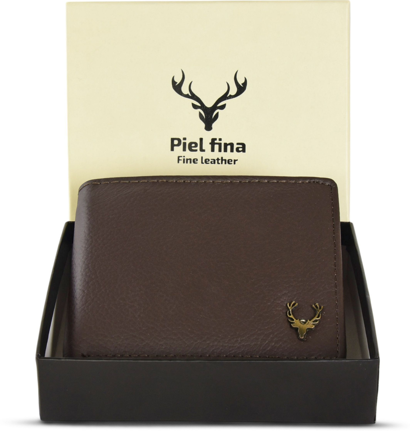 Image of Skin Hunt Men Formal, Evening /Party, Formal Brown Genuine Leather Wallet