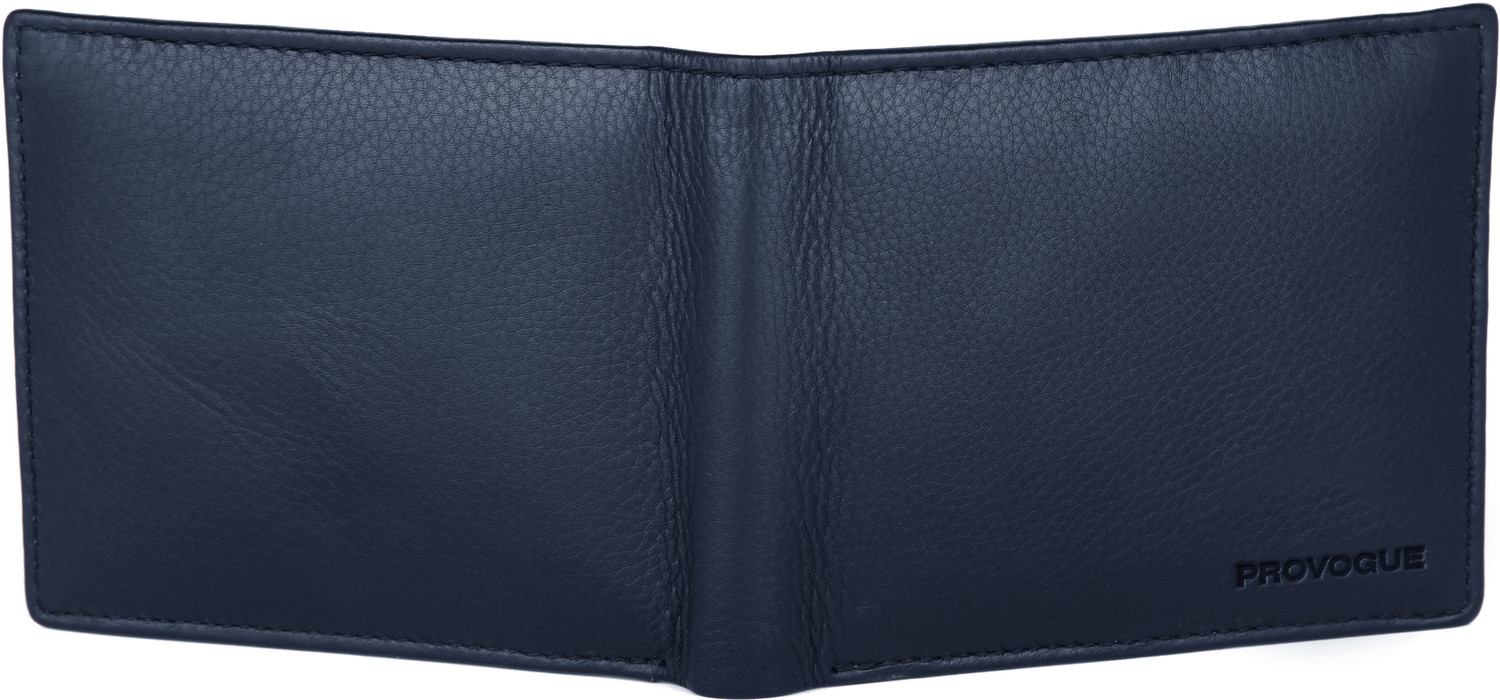 Image of PROVOGUE Men Casual, Evening /Party, Formal, Travel Blue Genuine Leather Wallet