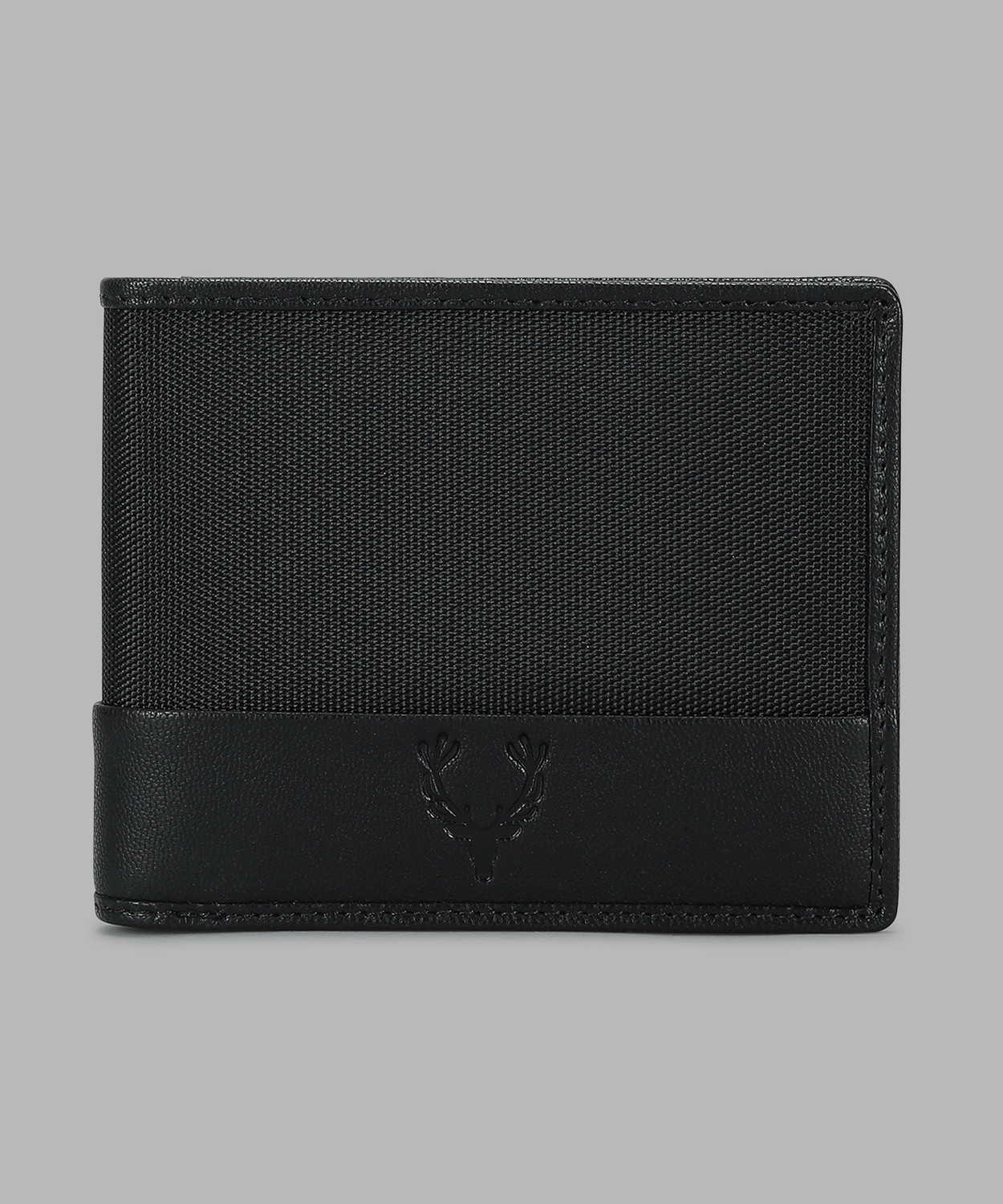 Image of Allen Solly Men Black Genuine Leather Wallet