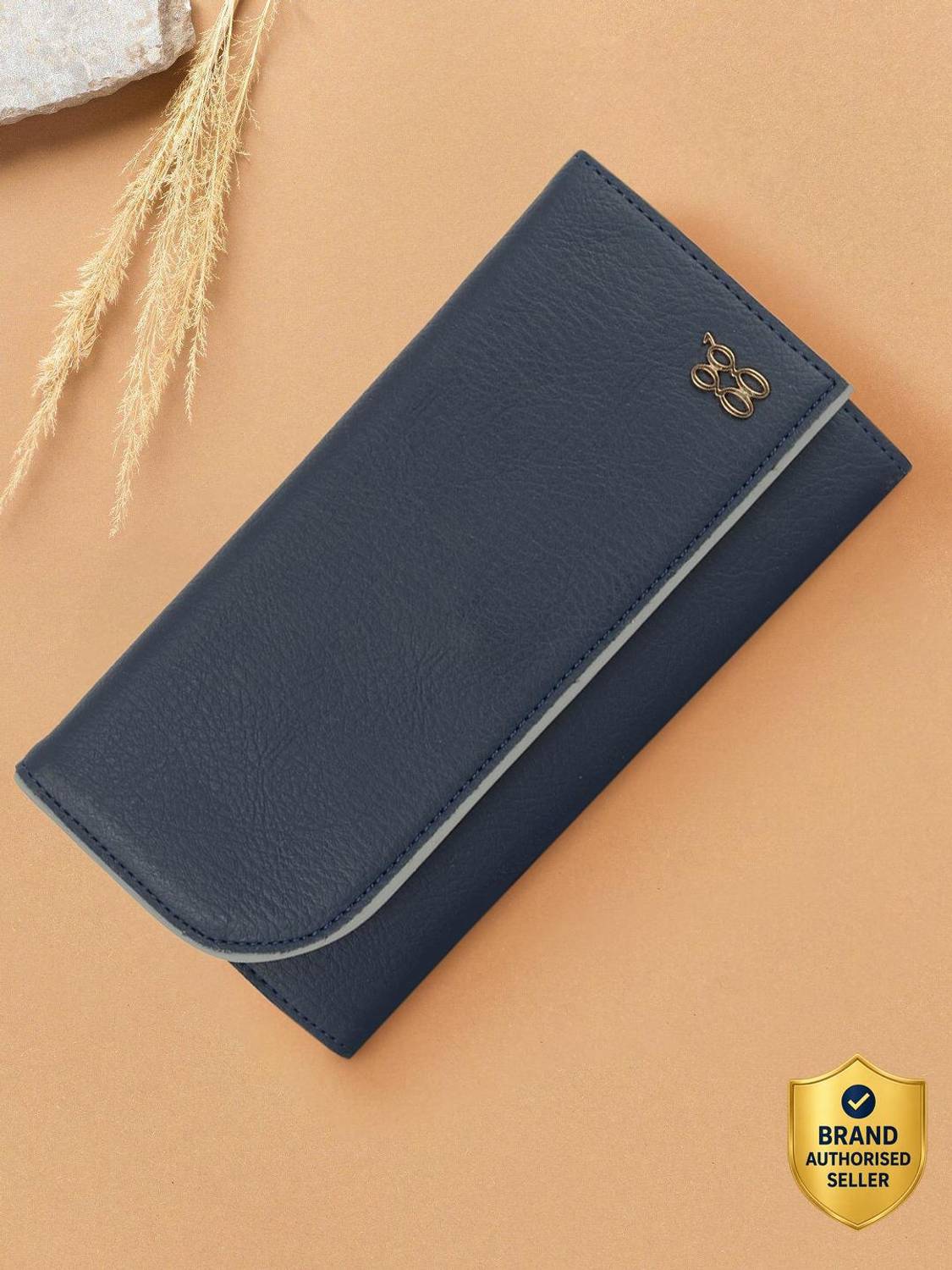 Baggit Women Casual Blue Artificial Leather Wallet