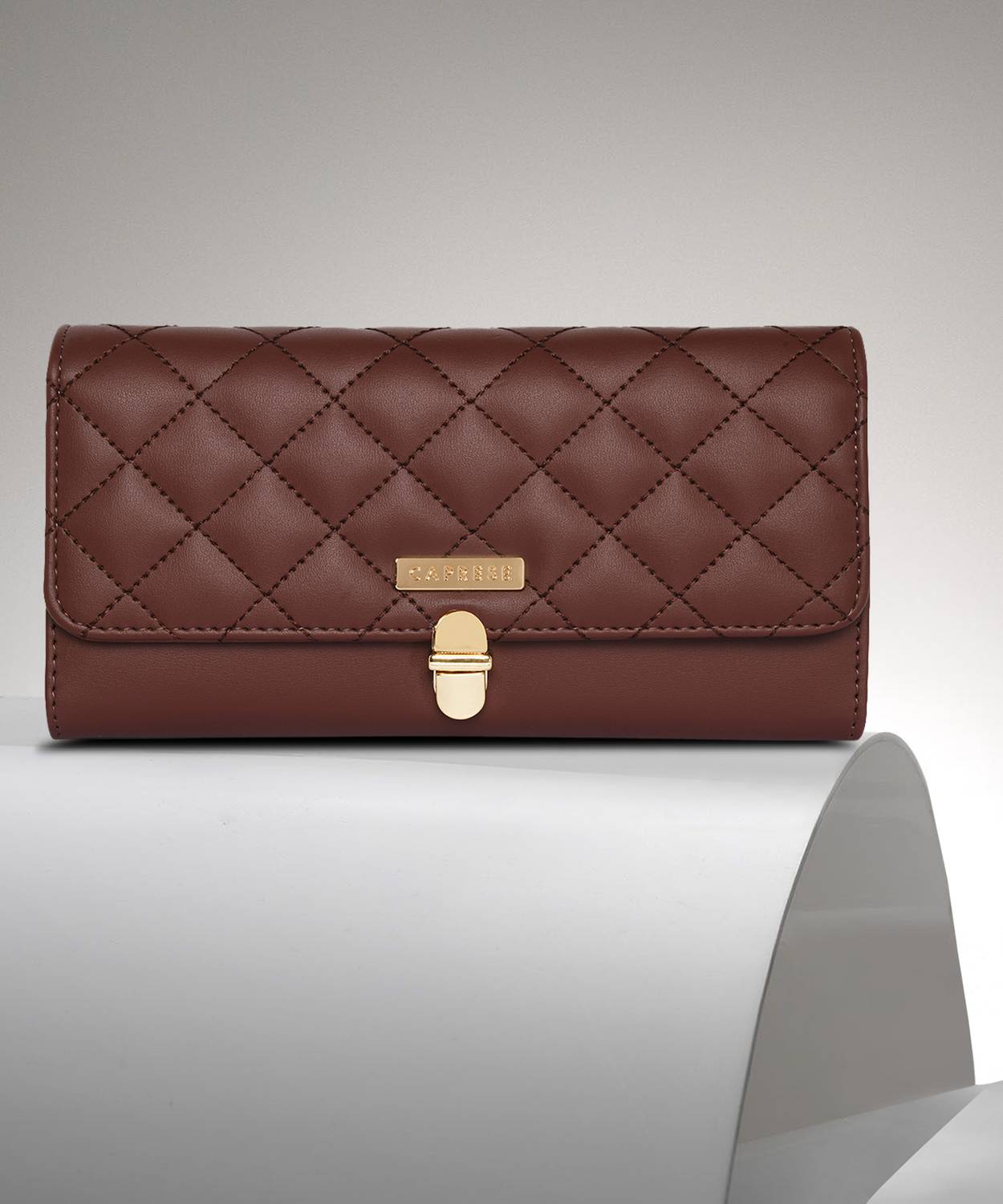 Caprese Women Casual Brown Artificial Leather Wallet