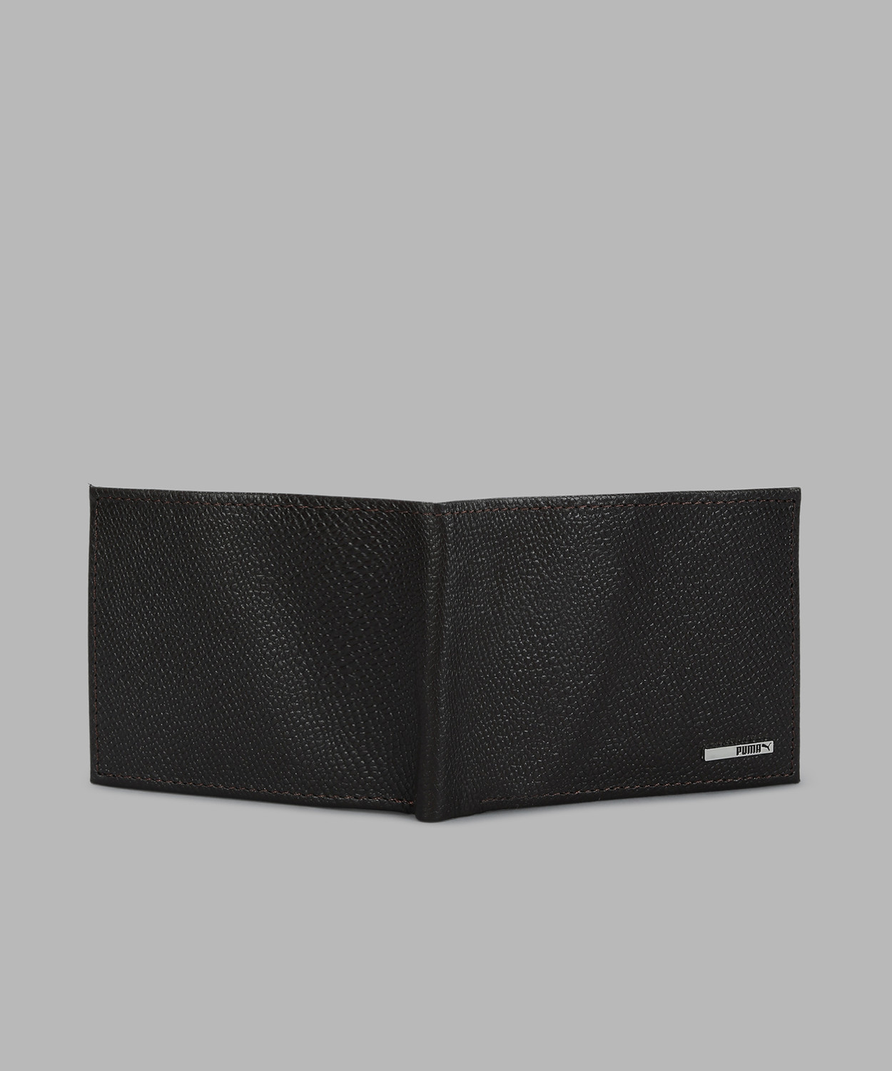 Image of PUMA Men & Women Black Artificial Leather Wallet