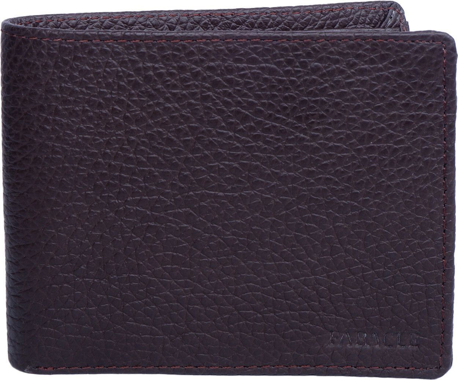 Image of Fabacle Men Casual, Formal Brown Genuine Leather Wallet