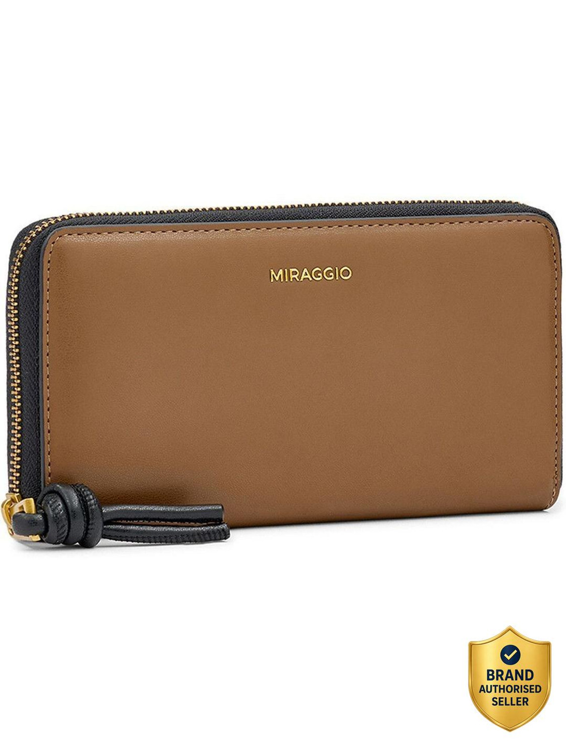 Image of Miraggio Women Brown Artificial Leather Wallet