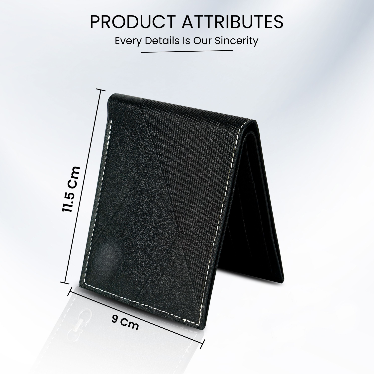 Image of STORITE Men Casual, Travel, Formal Black Artificial Leather Wallet