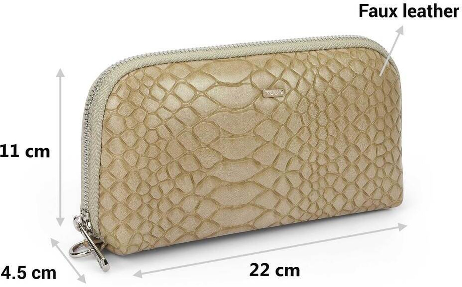Image of MOCHI Women Casual Beige Artificial Leather Wallet