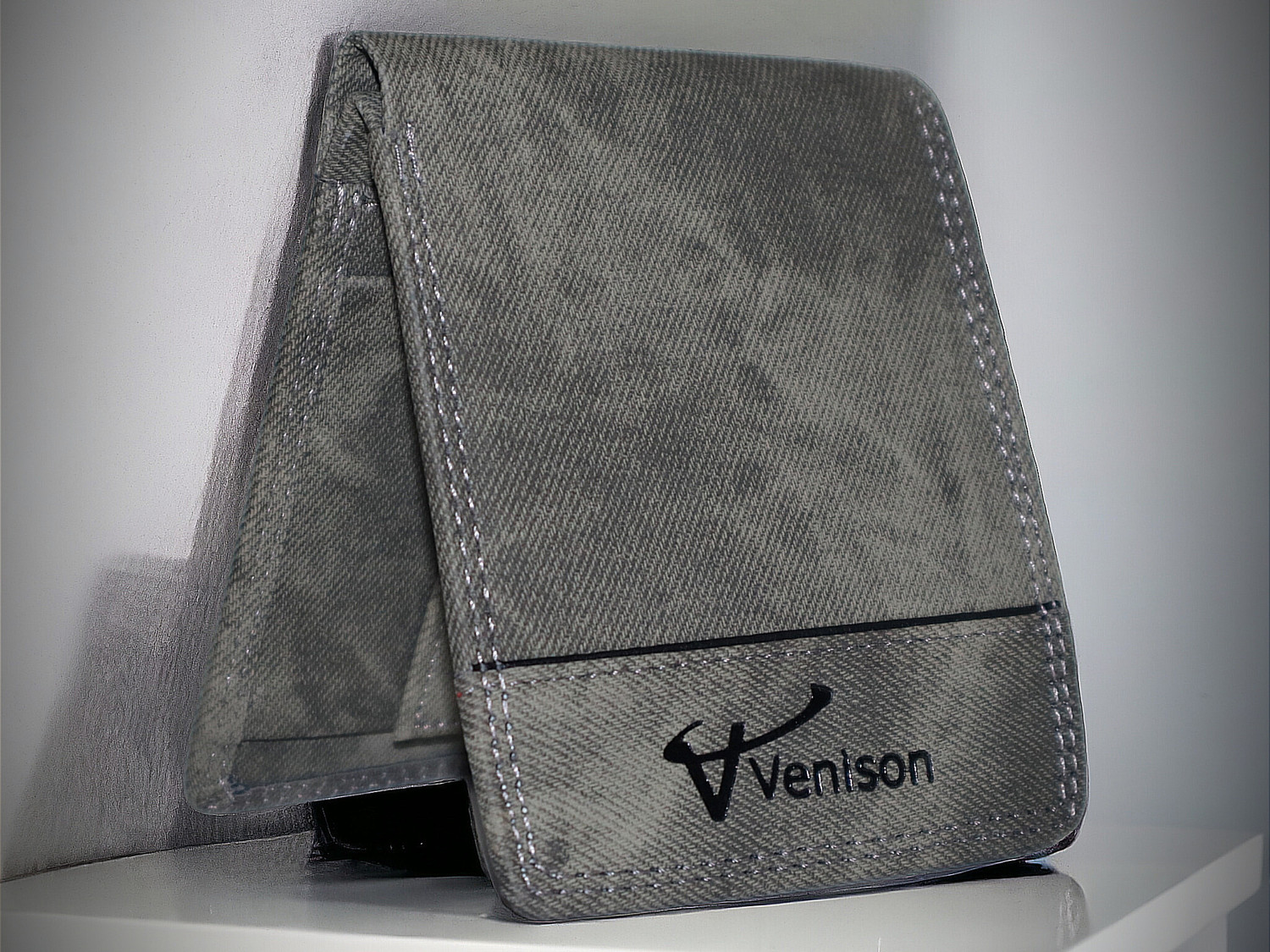 Image of VENISON Men Casual, Evening /Party, Formal, Travel, Trendy Green Artificial Leather Wallet