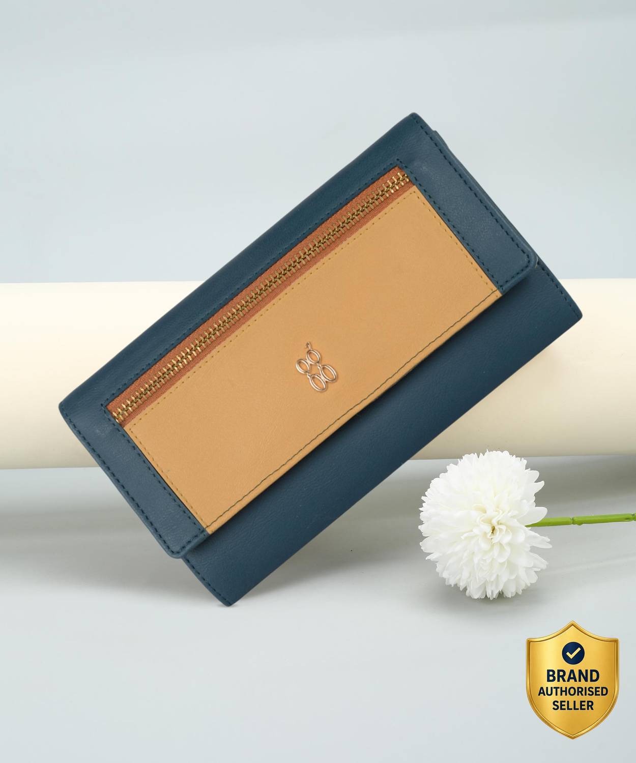 Baggit Women Casual Blue Artificial Leather Wallet