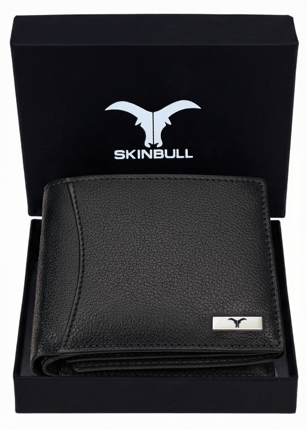 SKINBULL Men Casual, Formal Black Genuine Leather Wallet