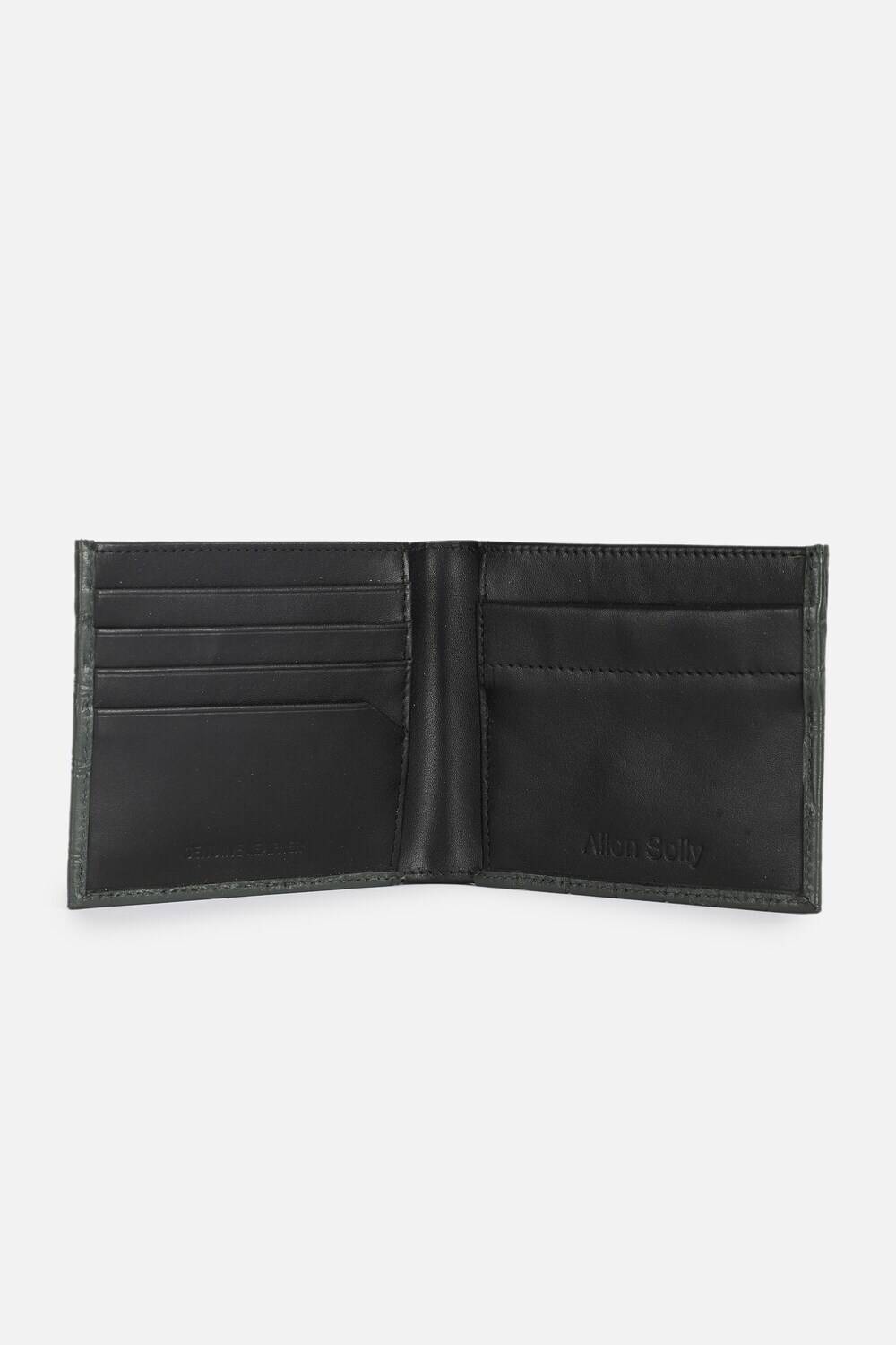 Allen Solly Men Formal Green Genuine Leather Wallet