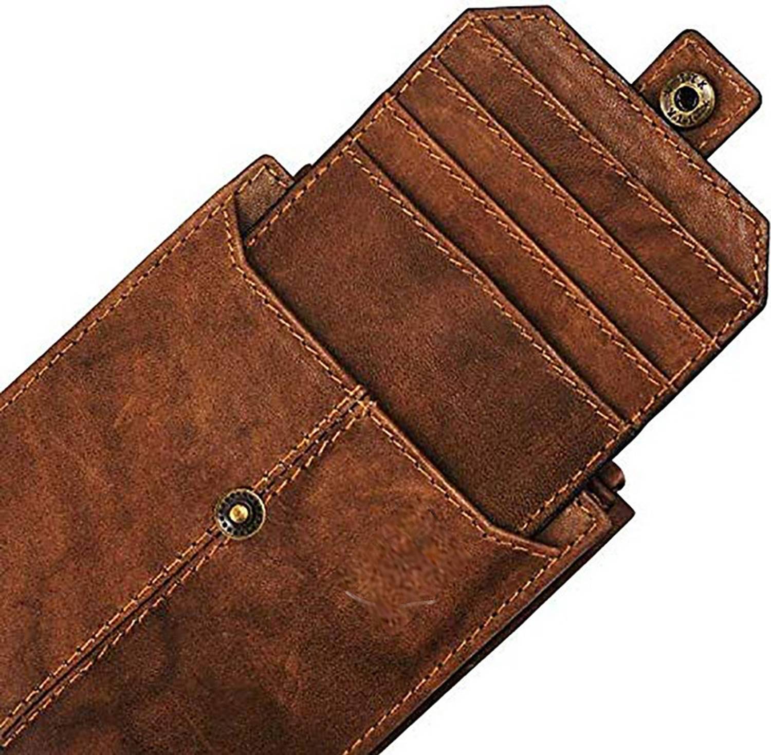BULLFINCH Men Tan Leather Wallet - Image 3