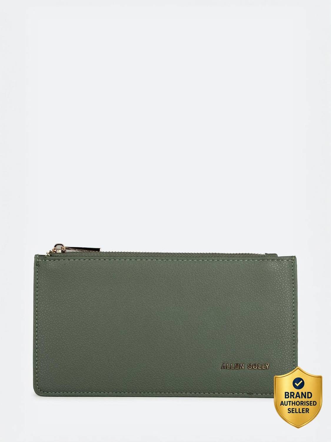 Allen Solly Women Casual Green Genuine Leather Wallet