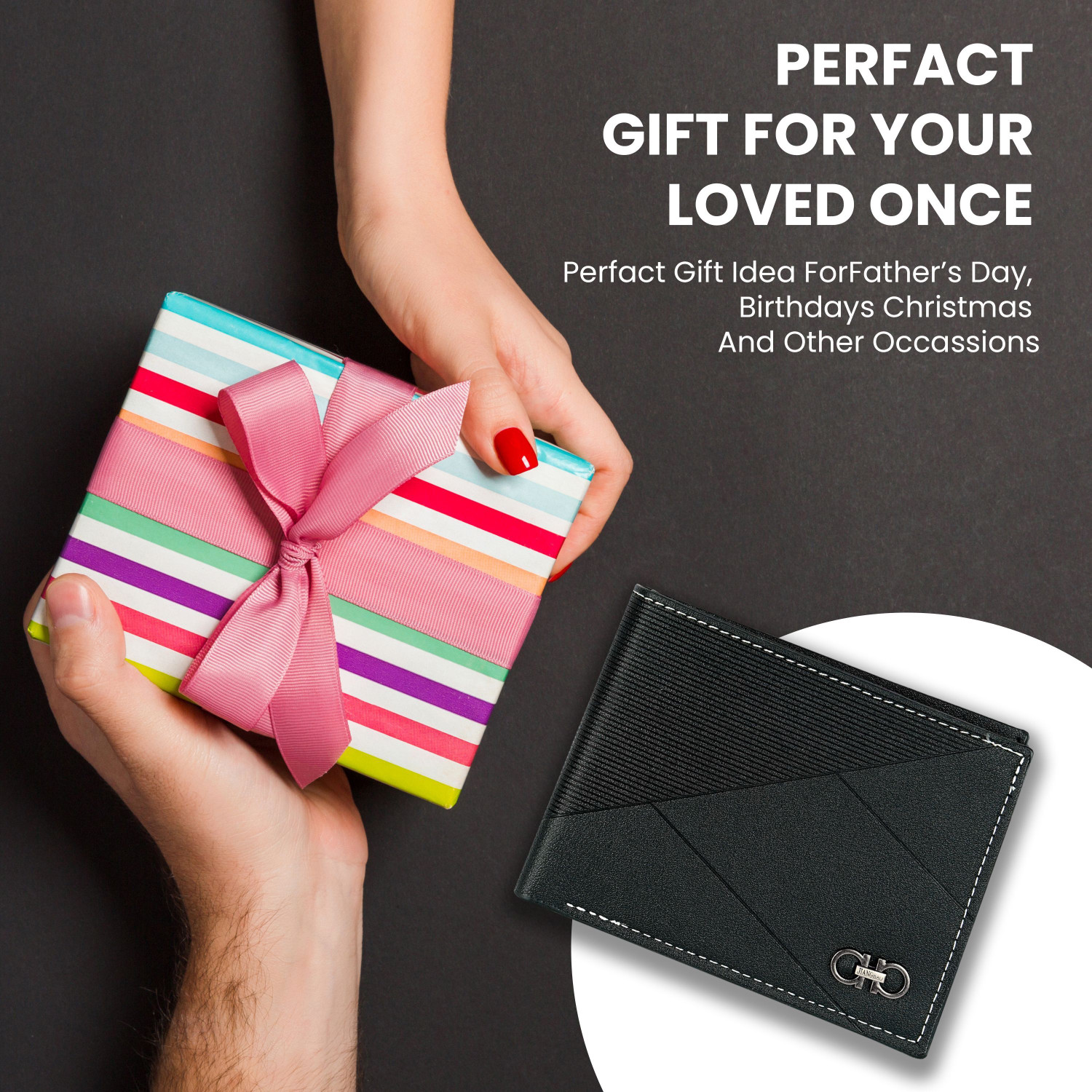 Image of STORITE Men Casual, Travel, Formal Black Artificial Leather Wallet
