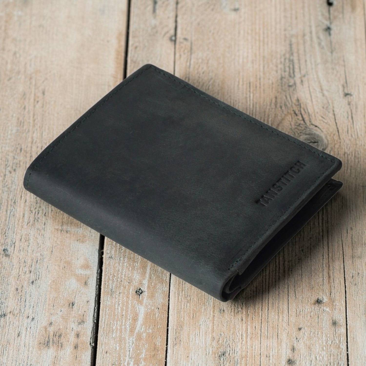 TANSTITCH Men Grey Leather Wallet - Image 1