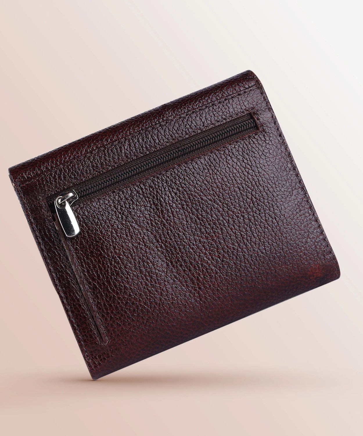 Image of Leatherstile Women Trendy Brown Genuine Leather Wallet
