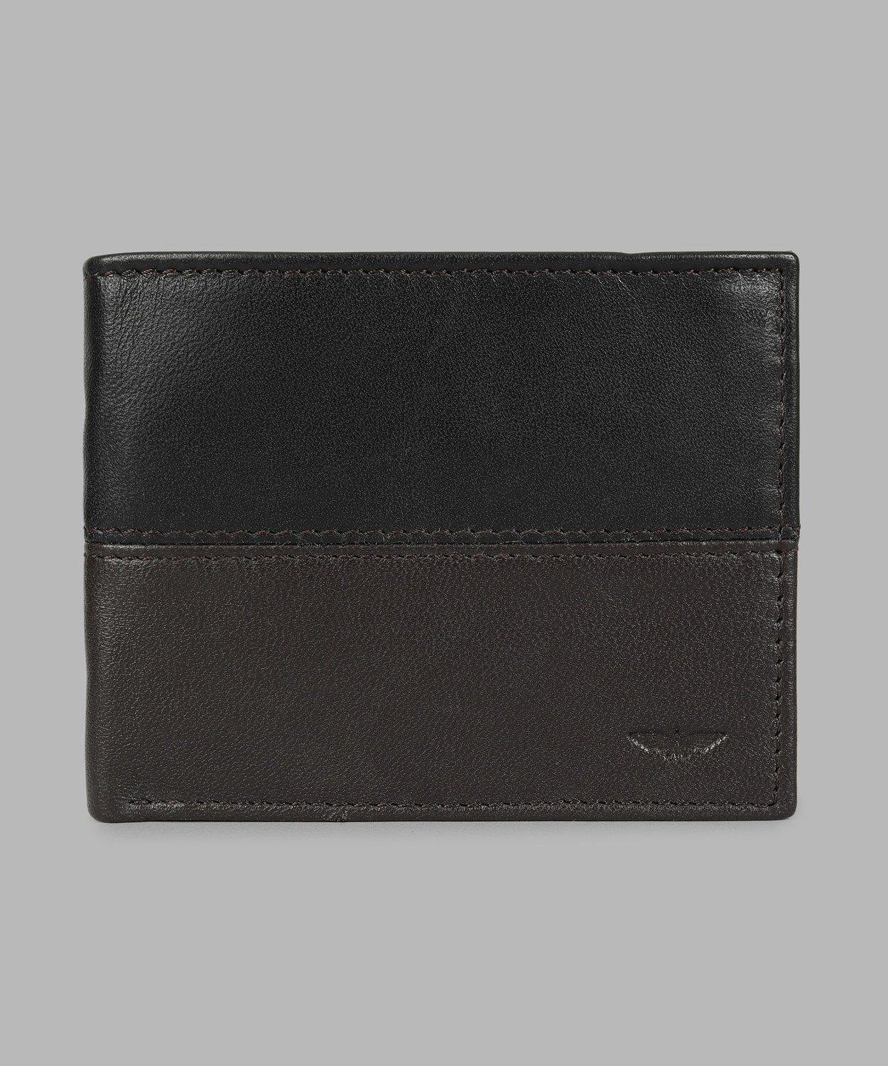 Image of PARK AVENUE Men Brown, Black Genuine Leather Wallet