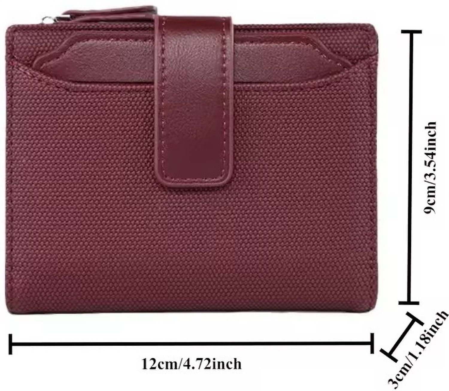 Image of StyleForevr Women Casual, Ethnic, Evening /Party, Formal, Travel, Trendy Maroon Artificial Leather, Canvas, Fabric Wallet