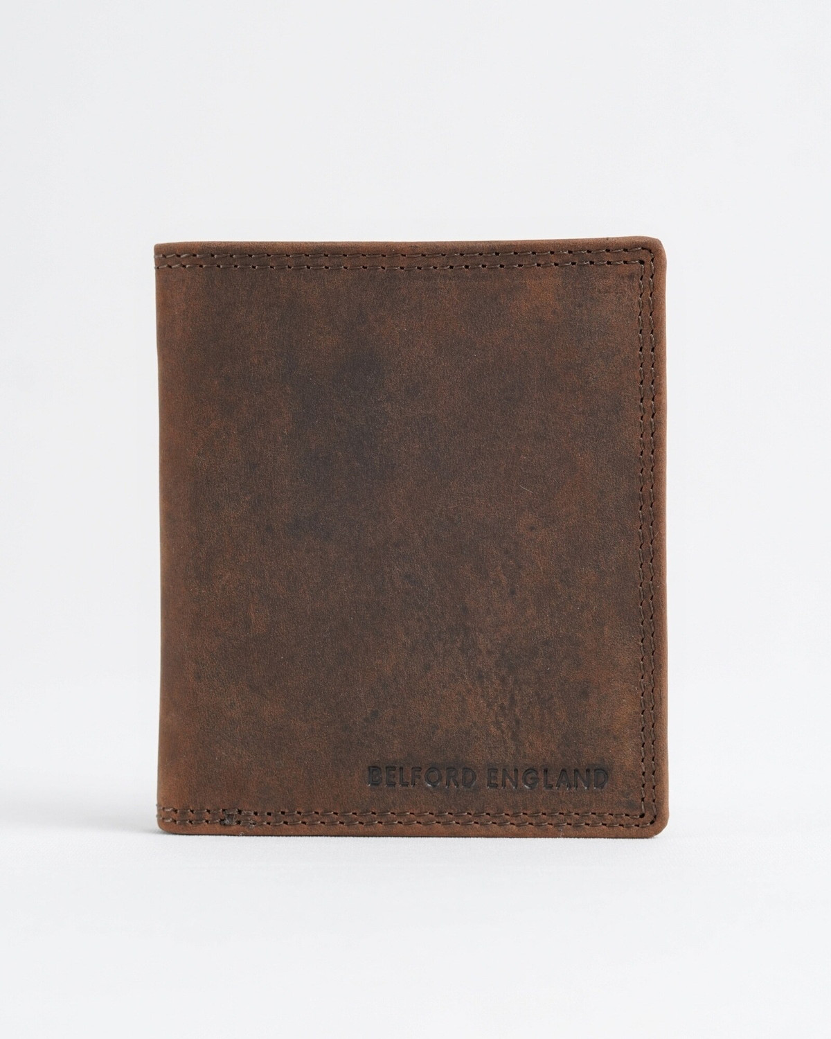 Image of BELFORD ENGLAND Men Brown Genuine Leather Wallet