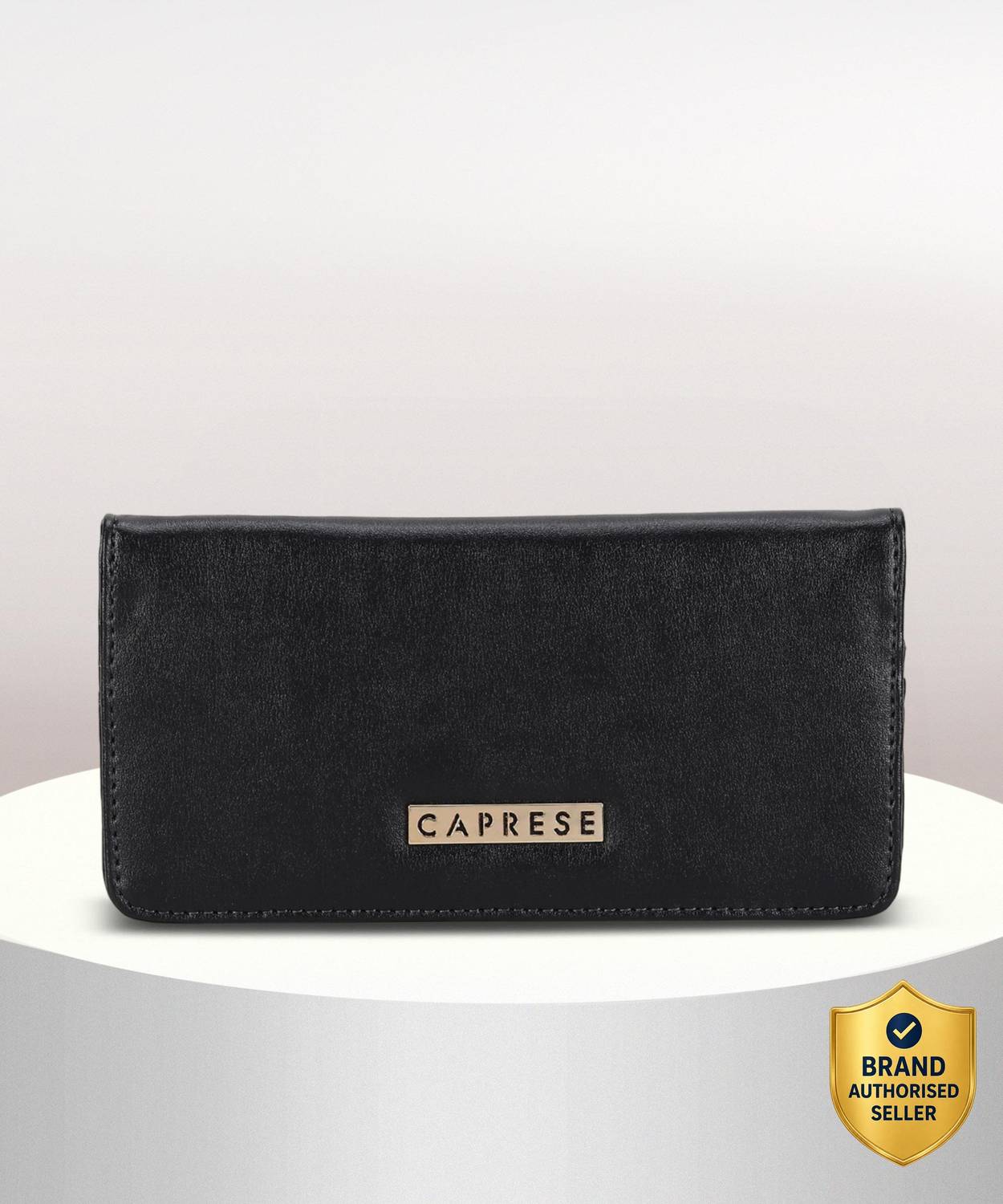 Caprese Women Casual Black Artificial Leather Wallet