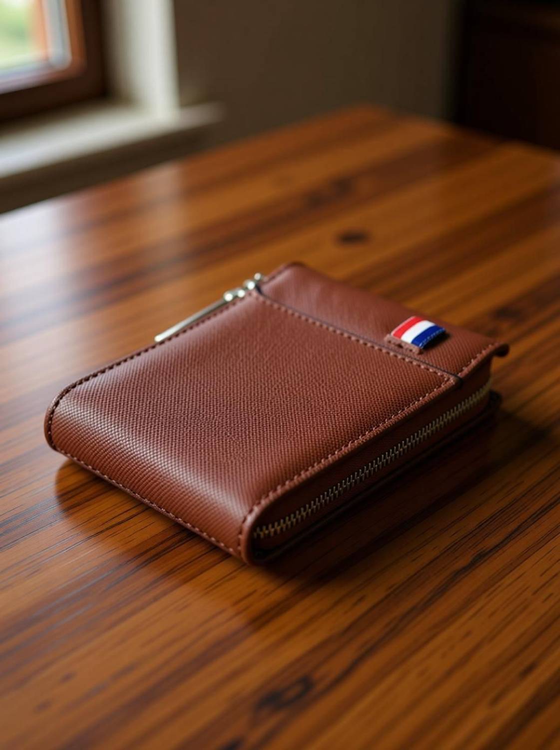 watchstar Brown Leather Card Holder - Image 2