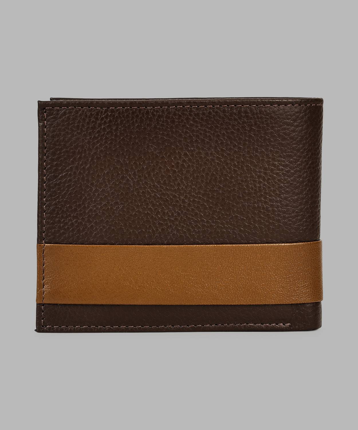 Allen Solly Men Brown Leather Wallet - Image 4