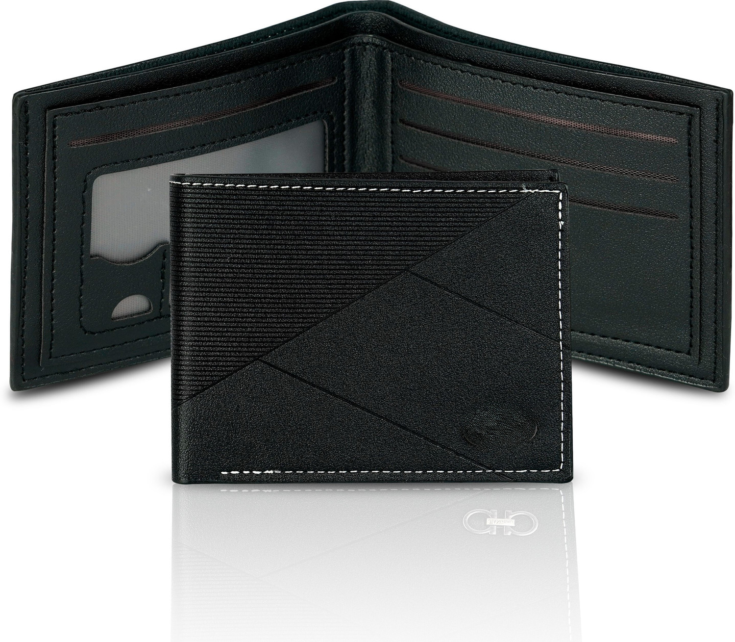 Image of STORITE Men Casual, Travel, Formal Black Artificial Leather Wallet