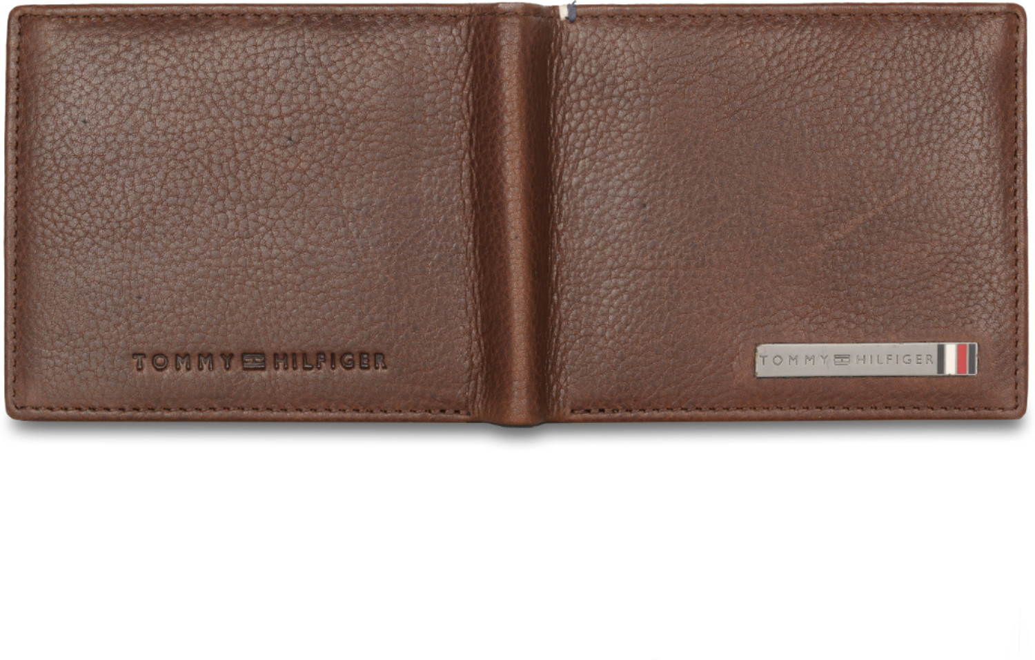 Image of TOMMY HILFIGER Men Casual, Formal Brown Genuine Leather Wallet