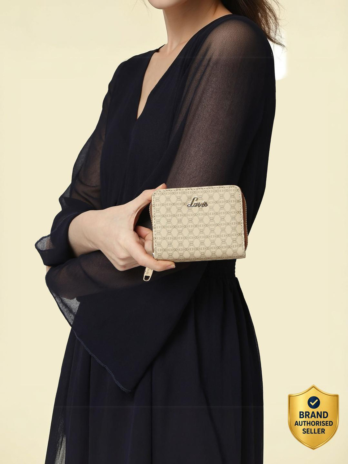 Image of LAVIE Women Casual Beige Artificial Leather Wallet